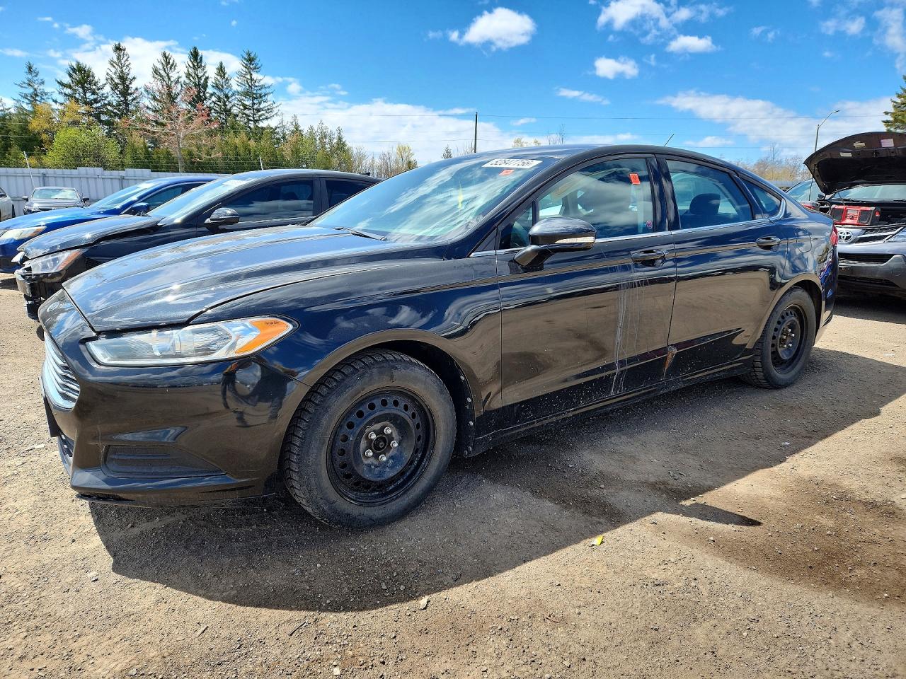 2013 Ford Fusion Se Black vin: 3FA6P0H70DR196508