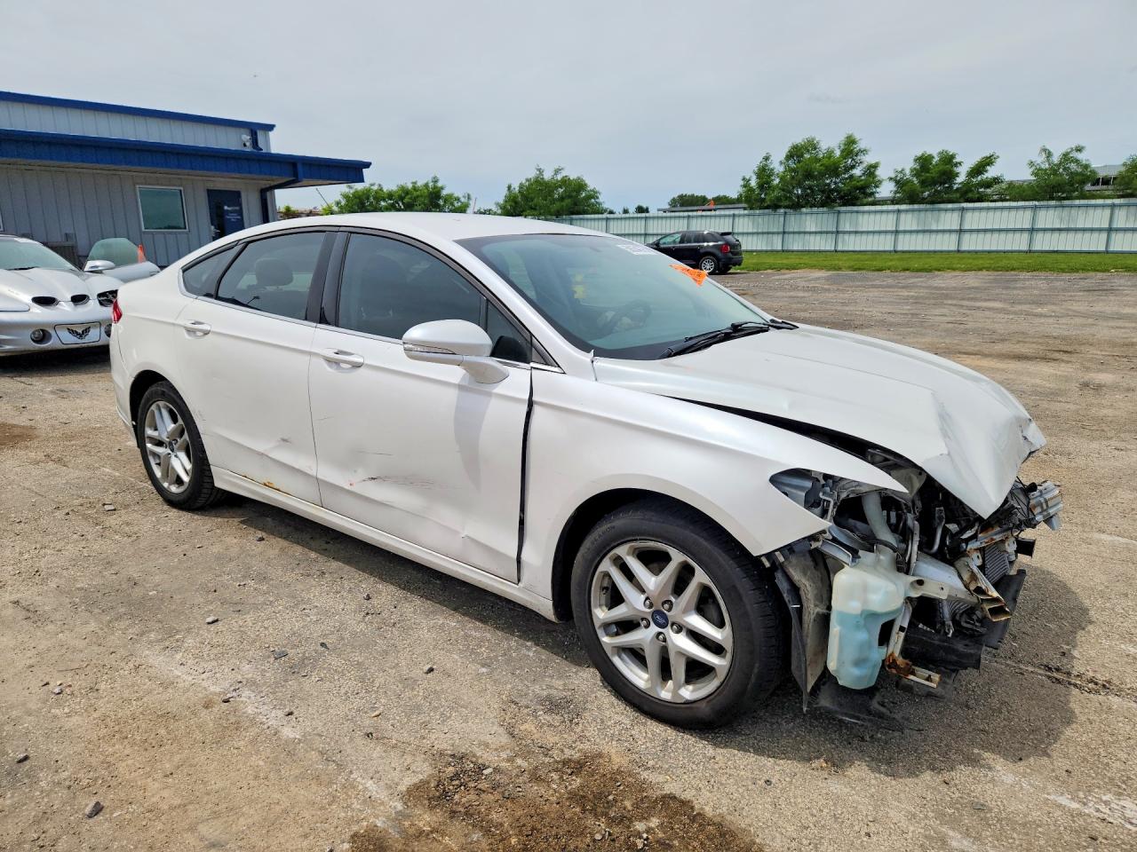 2013 Ford Fusion Se White vin: 3FA6P0H70DR200220