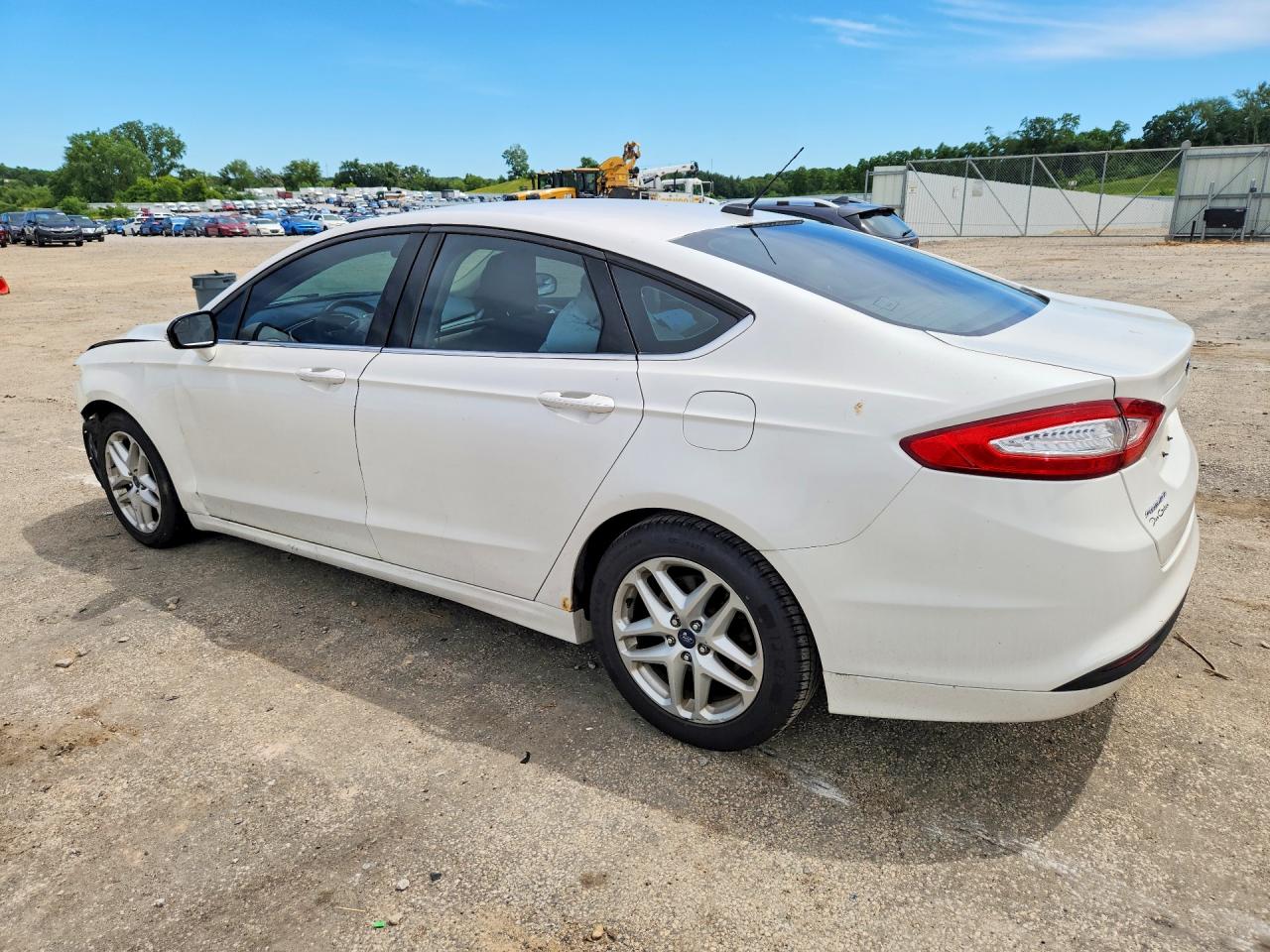2013 Ford Fusion Se White vin: 3FA6P0H70DR200220