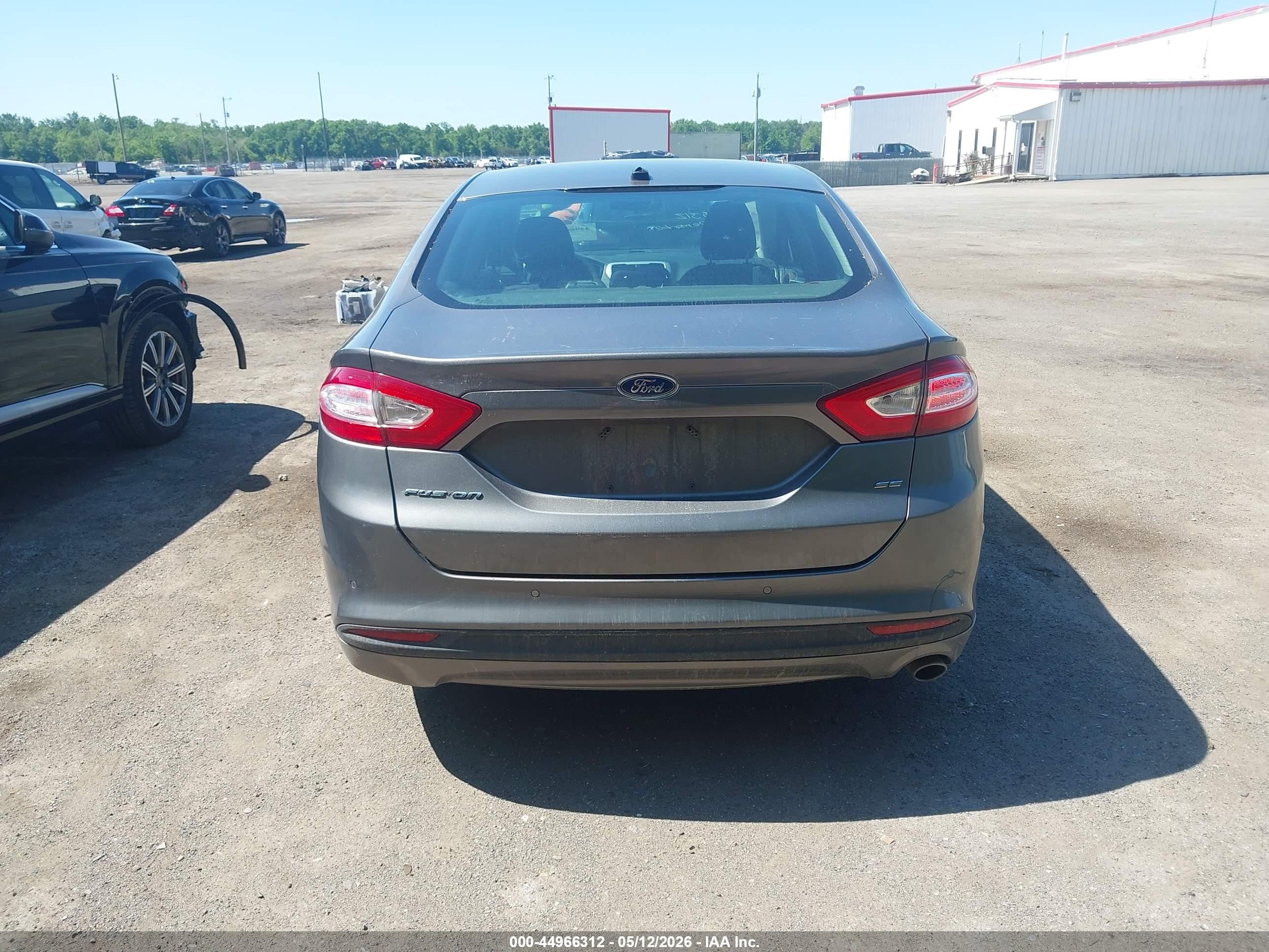 2013 Ford Fusion Se Серый vin: 3FA6P0H70DR203991
