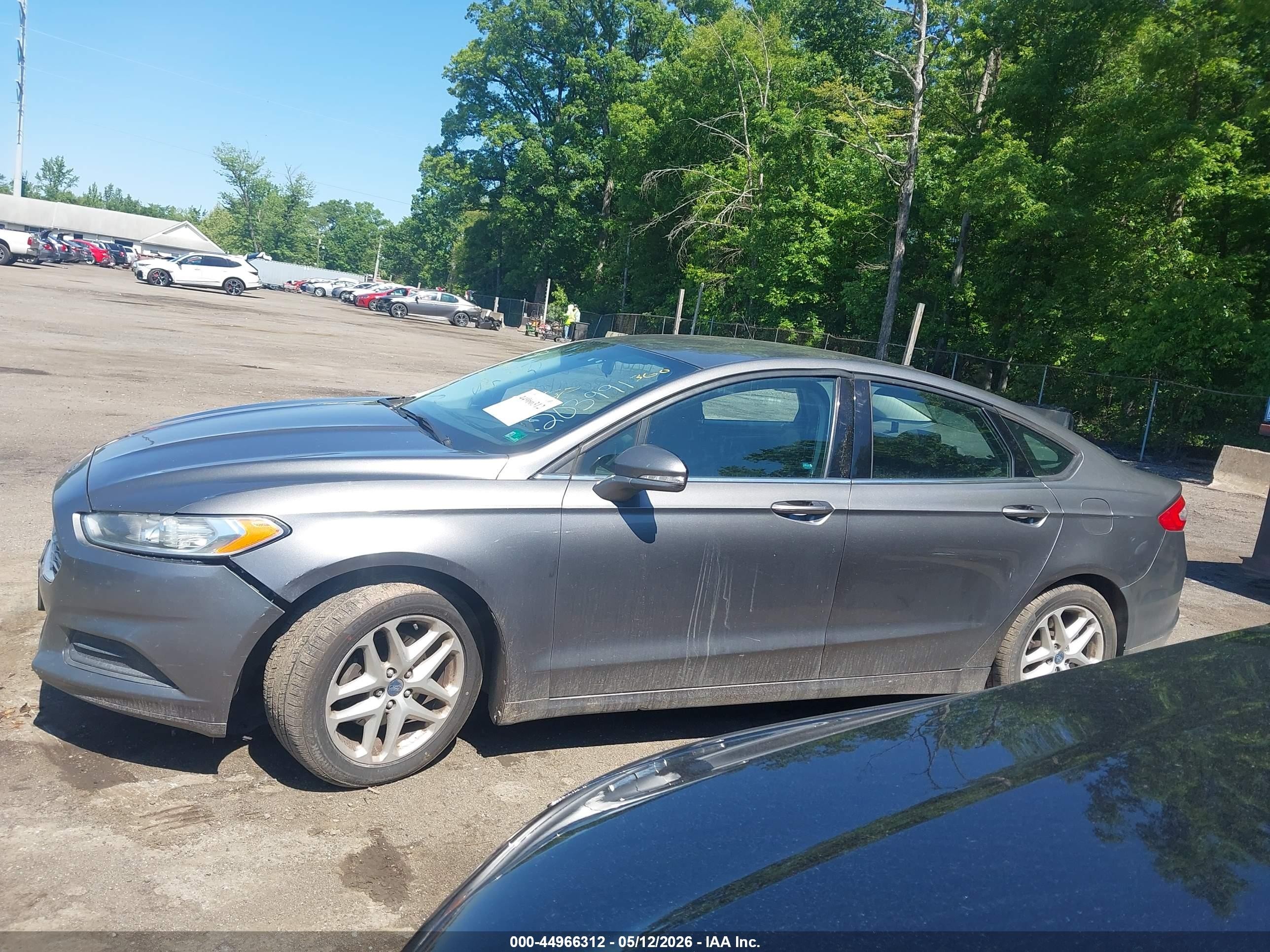 2013 Ford Fusion Se Серый vin: 3FA6P0H70DR203991