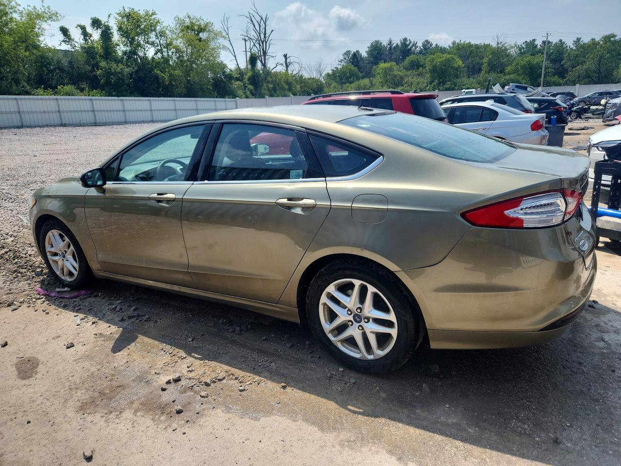 2013 Ford Fusion Se Green vin: 3FA6P0H70DR225599