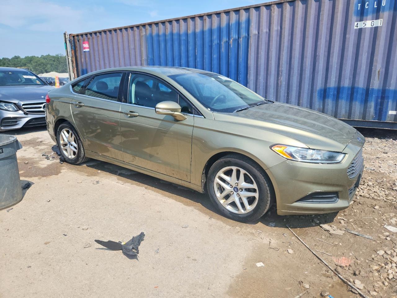 2013 Ford Fusion Se Green vin: 3FA6P0H70DR225599