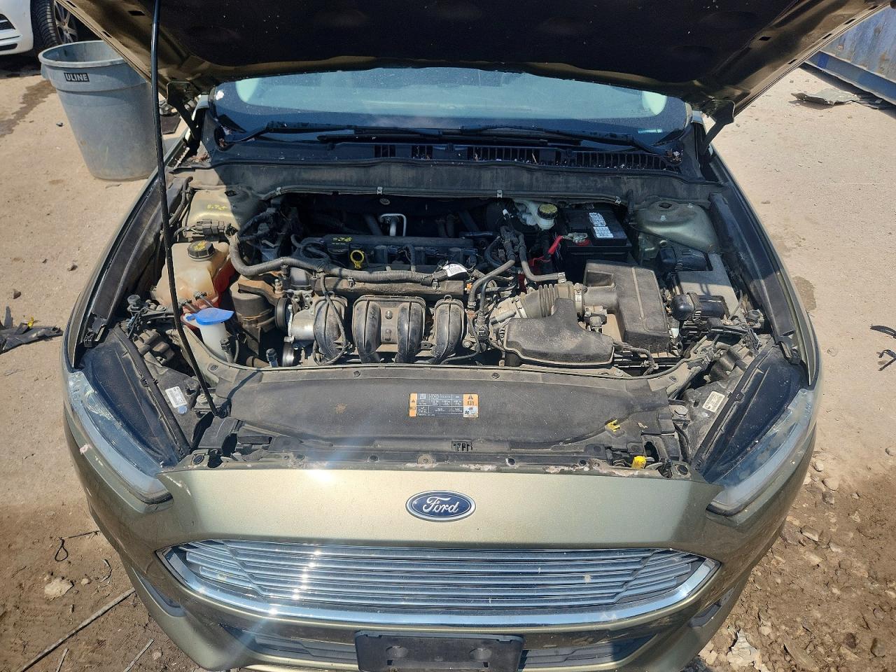 2013 Ford Fusion Se Green vin: 3FA6P0H70DR225599