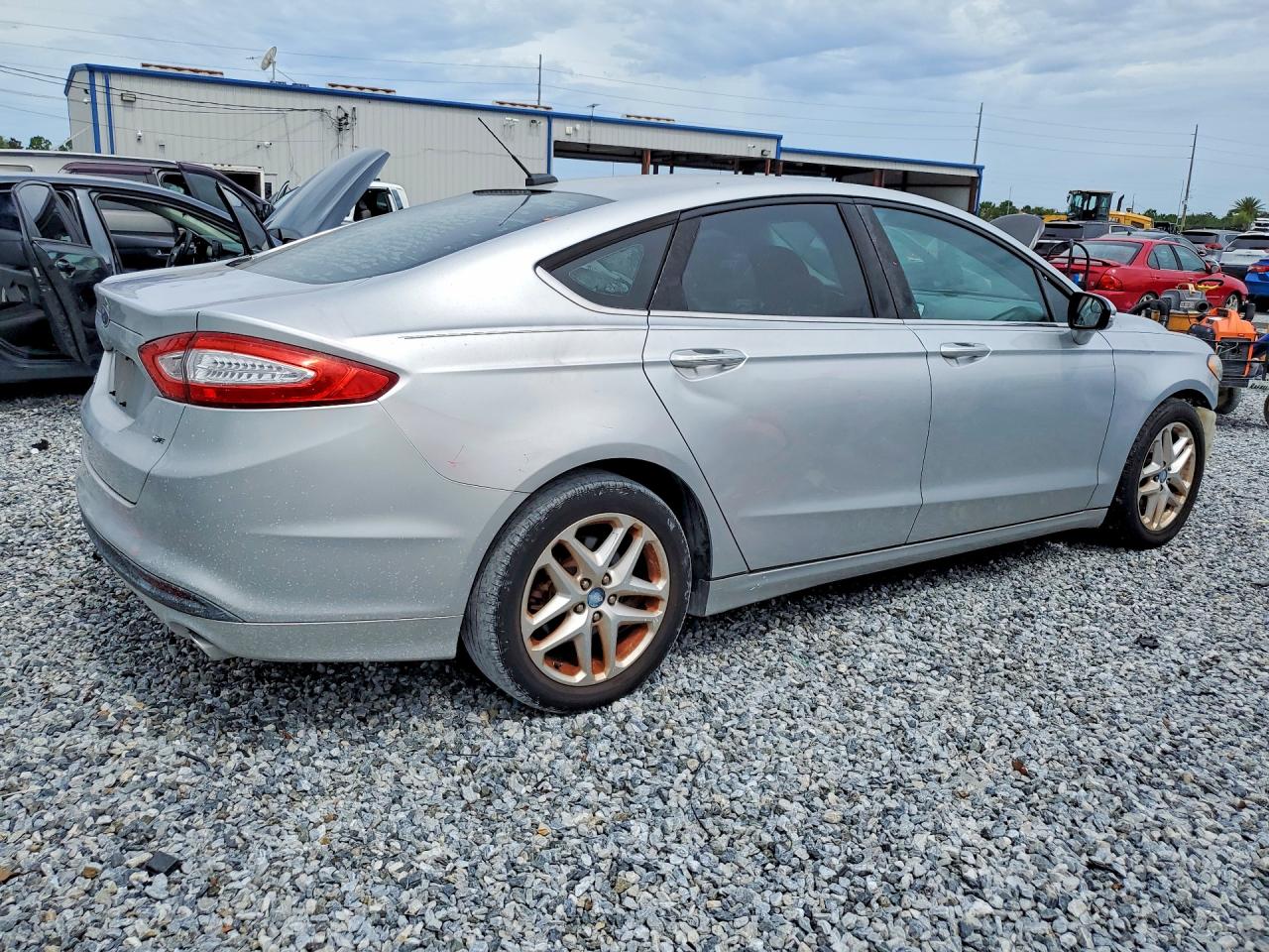 2013 Ford Fusion Se Silver vin: 3FA6P0H70DR248591