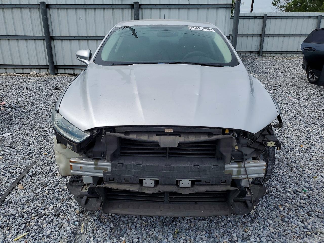 2013 Ford Fusion Se Silver vin: 3FA6P0H70DR248591