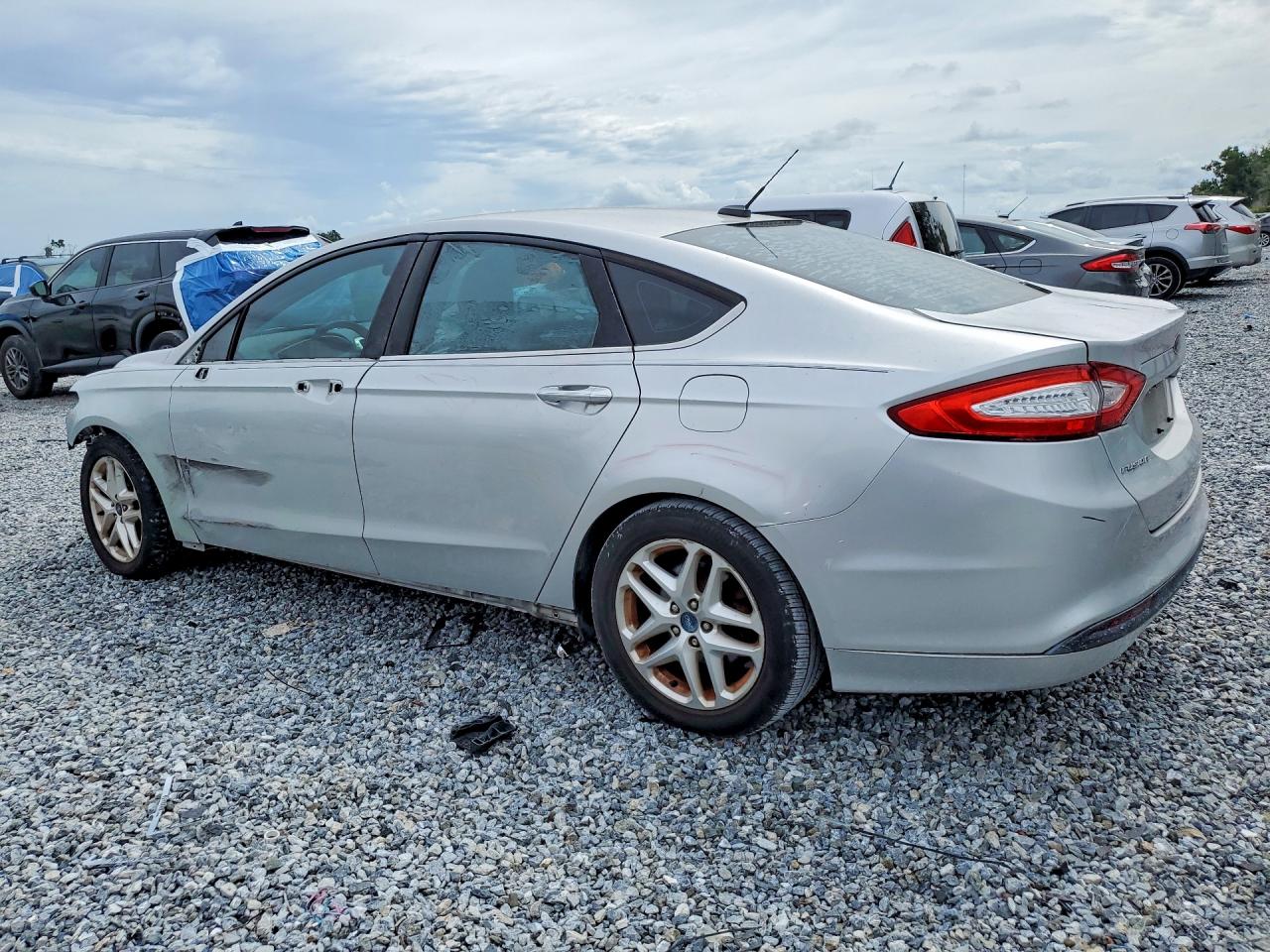 2013 Ford Fusion Se Silver vin: 3FA6P0H70DR248591
