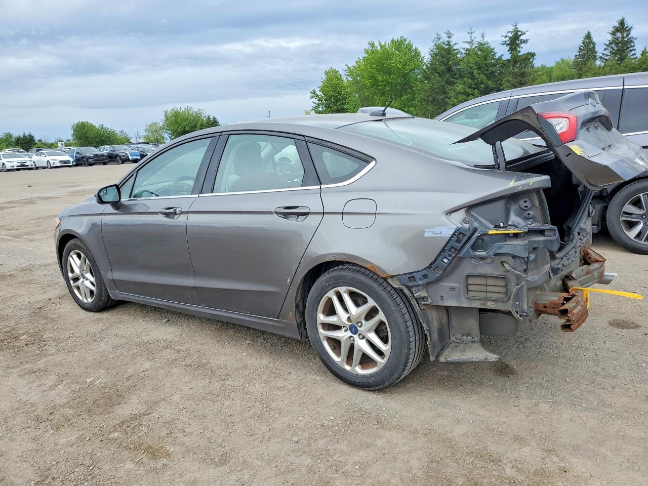 2013 Ford Fusion Se Серый vin: 3FA6P0H70DR314654