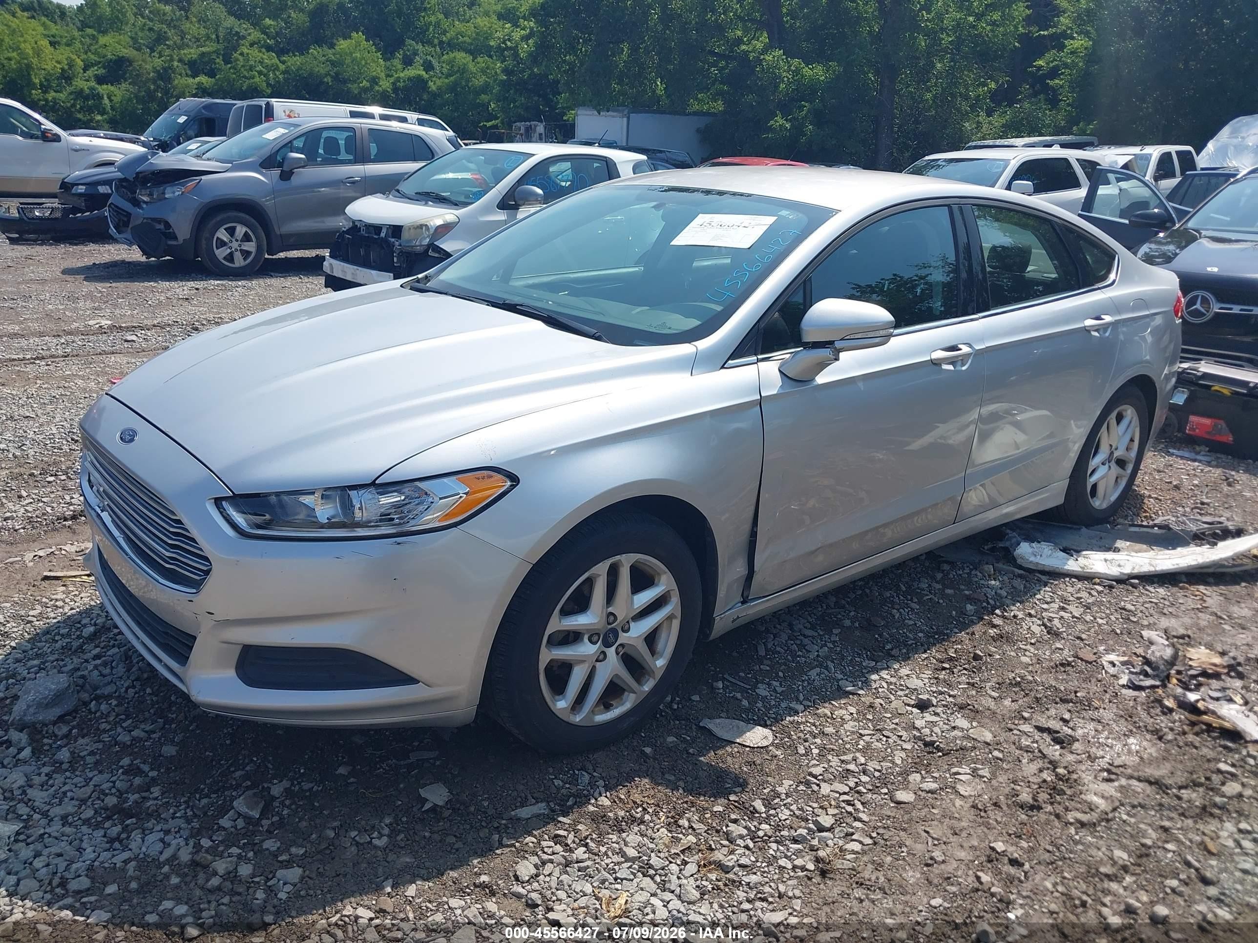 2013 Ford Fusion Se Серебряный vin: 3FA6P0H70DR367709