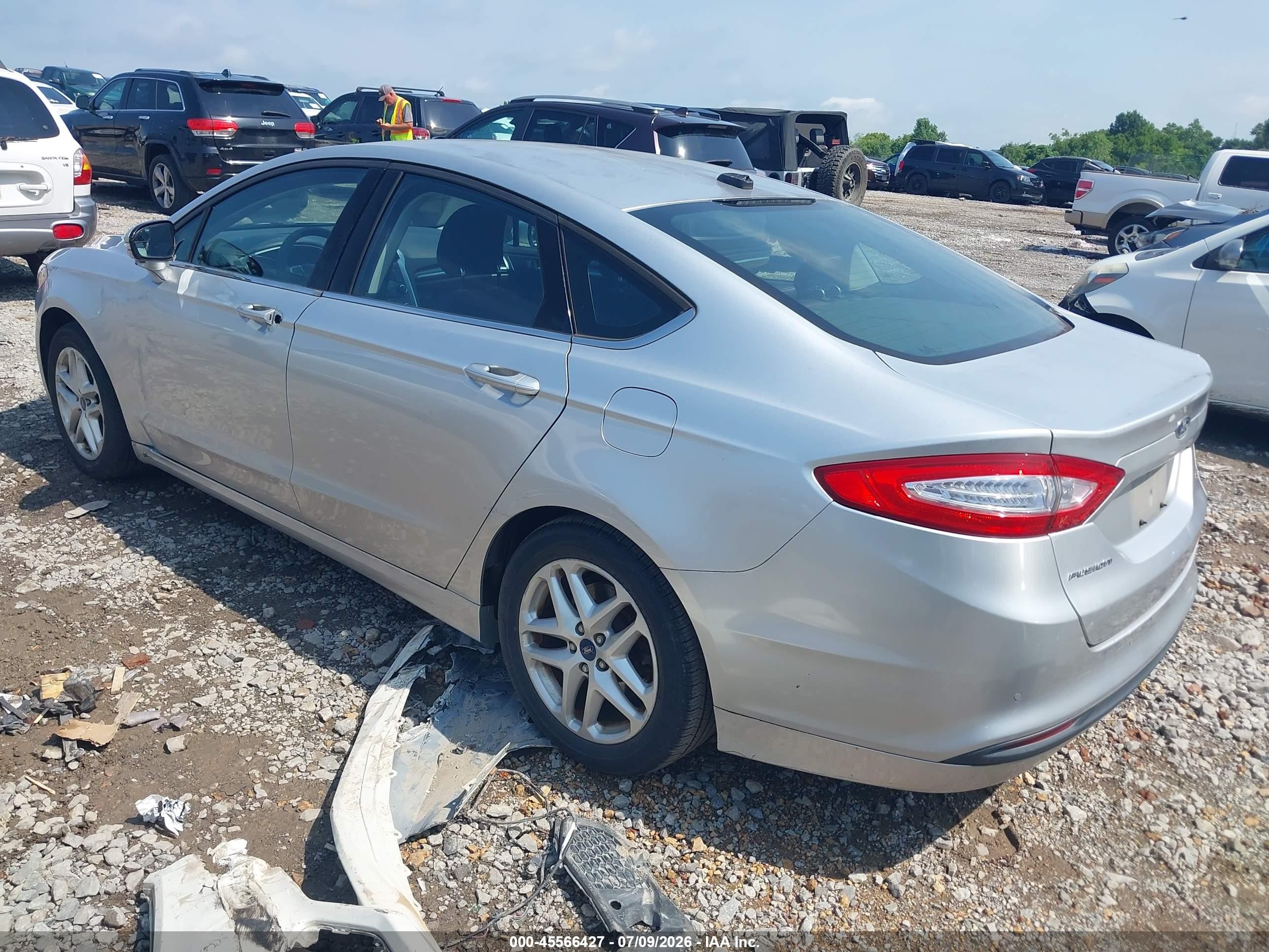 2013 Ford Fusion Se Серебряный vin: 3FA6P0H70DR367709