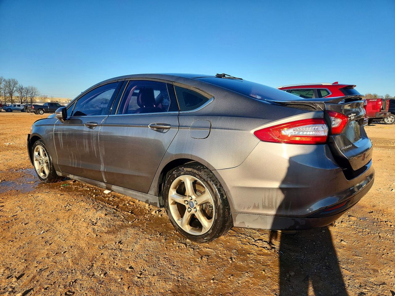 2013 Ford Fusion Se Gray vin: 3FA6P0H70DR382582