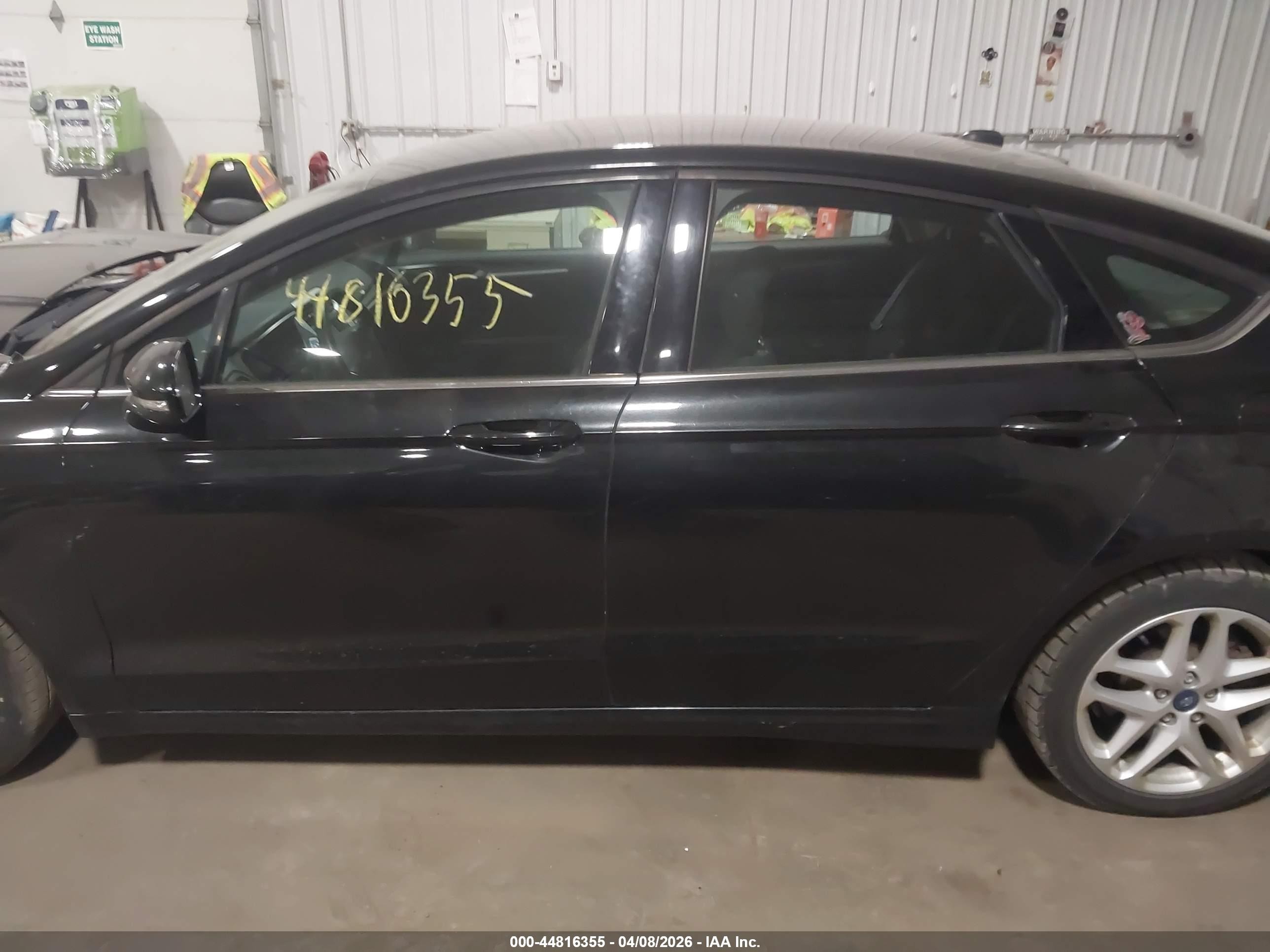2013 Ford Fusion Se Black vin: 3FA6P0H70DR388334