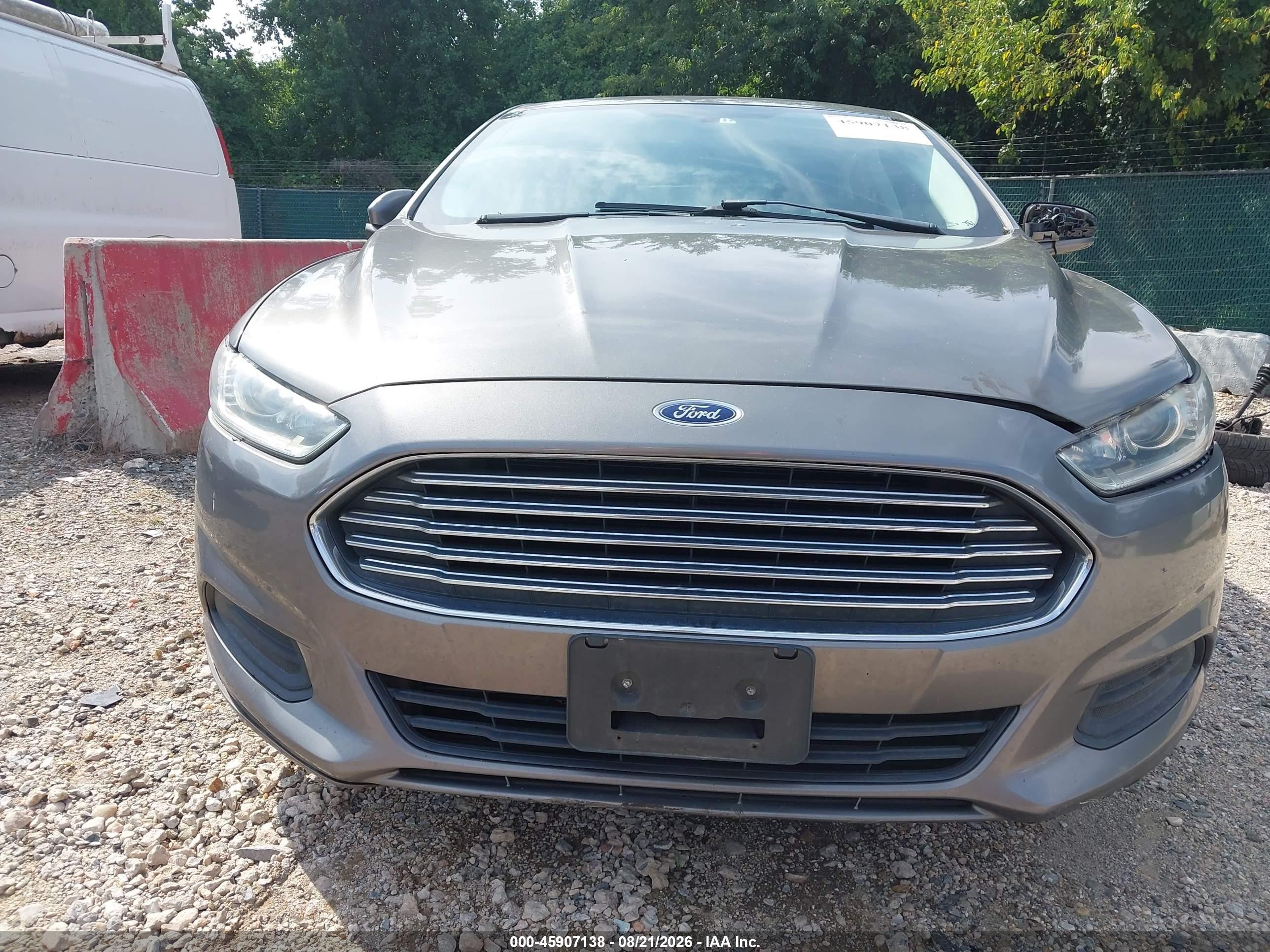 2014 Ford Fusion Se Серый vin: 3FA6P0H70ER118991