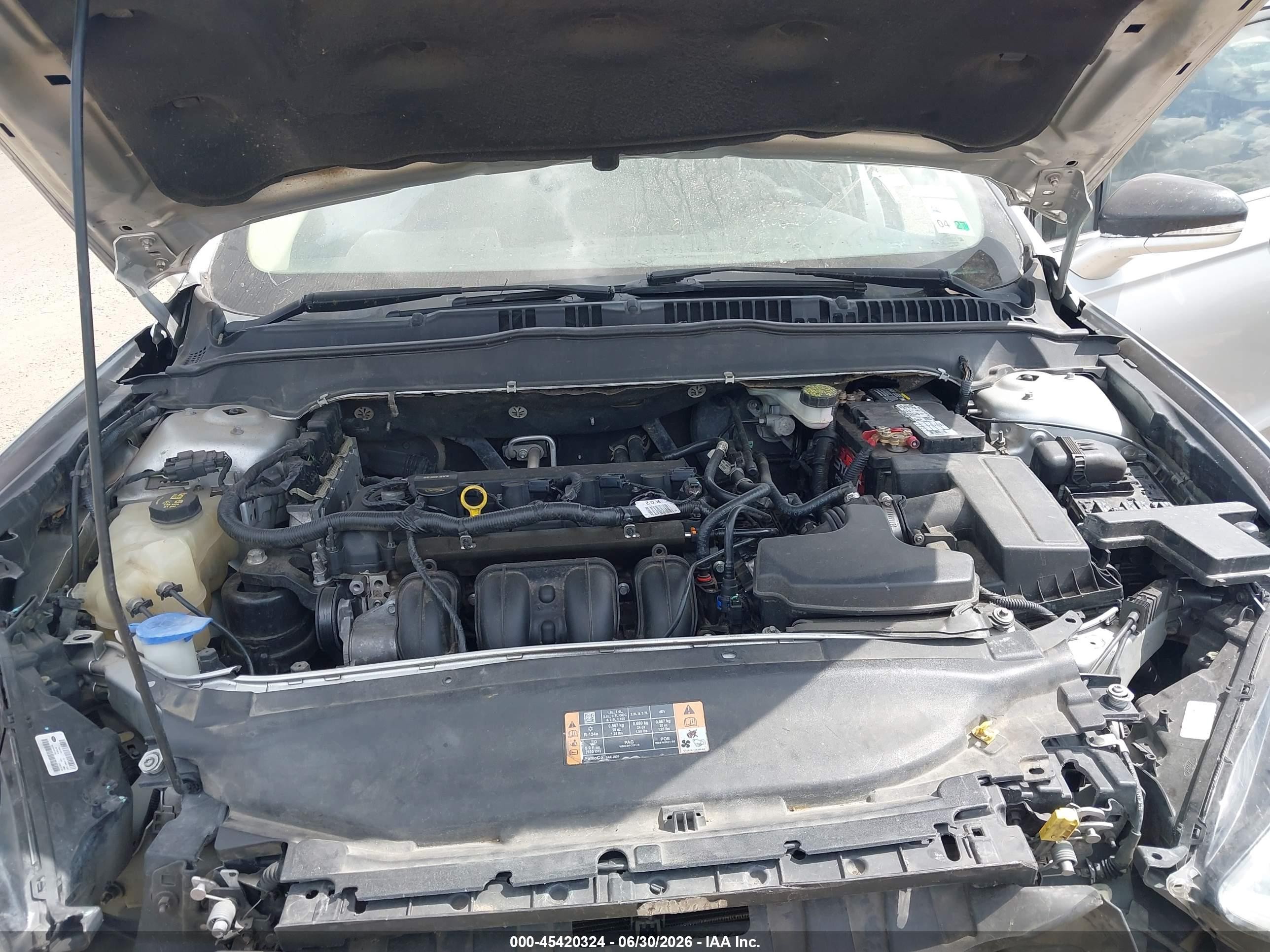 2014 Ford Fusion Se Silver vin: 3FA6P0H70ER122801