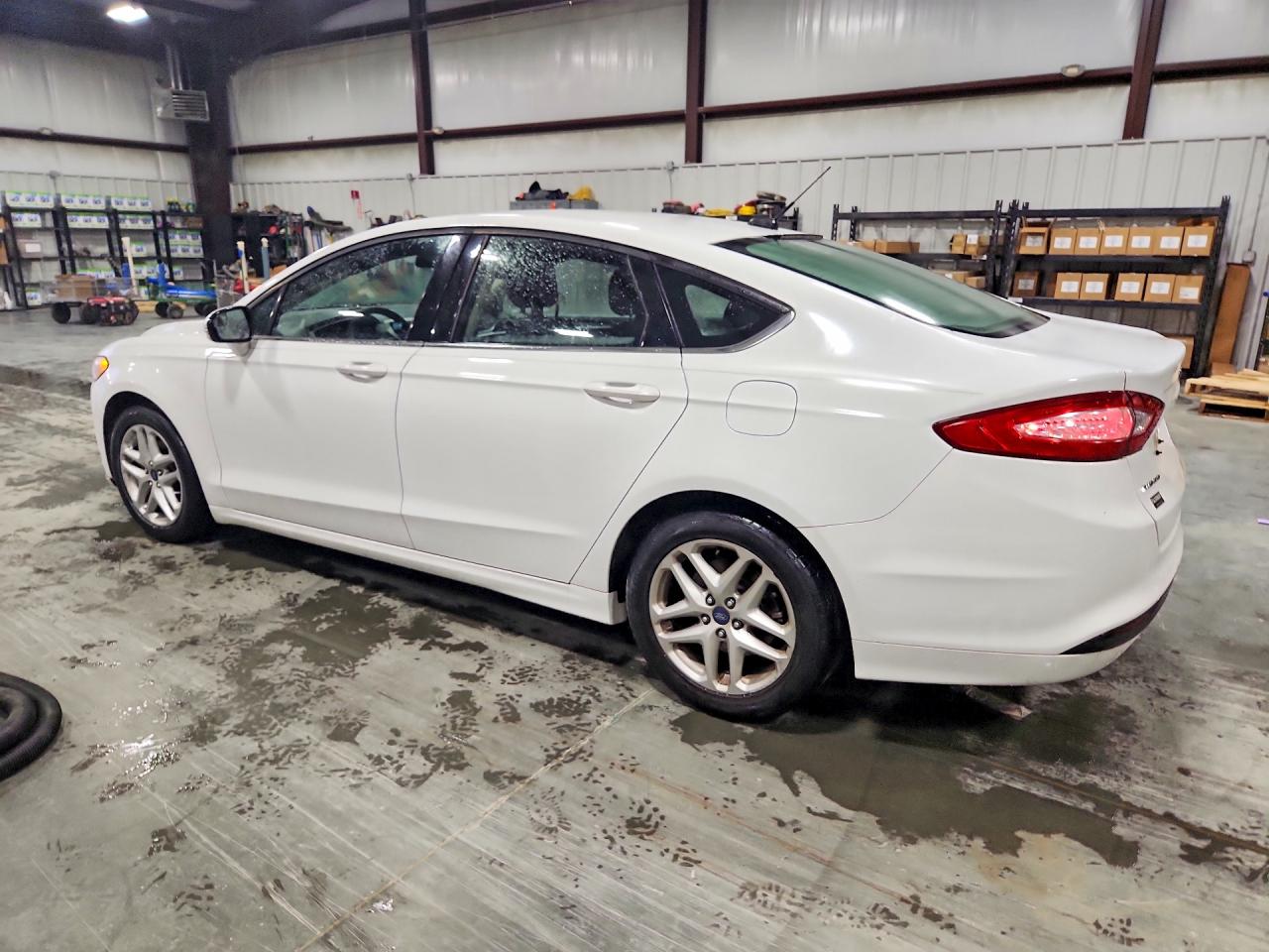 2014 Ford Fusion Se White vin: 3FA6P0H70ER123396