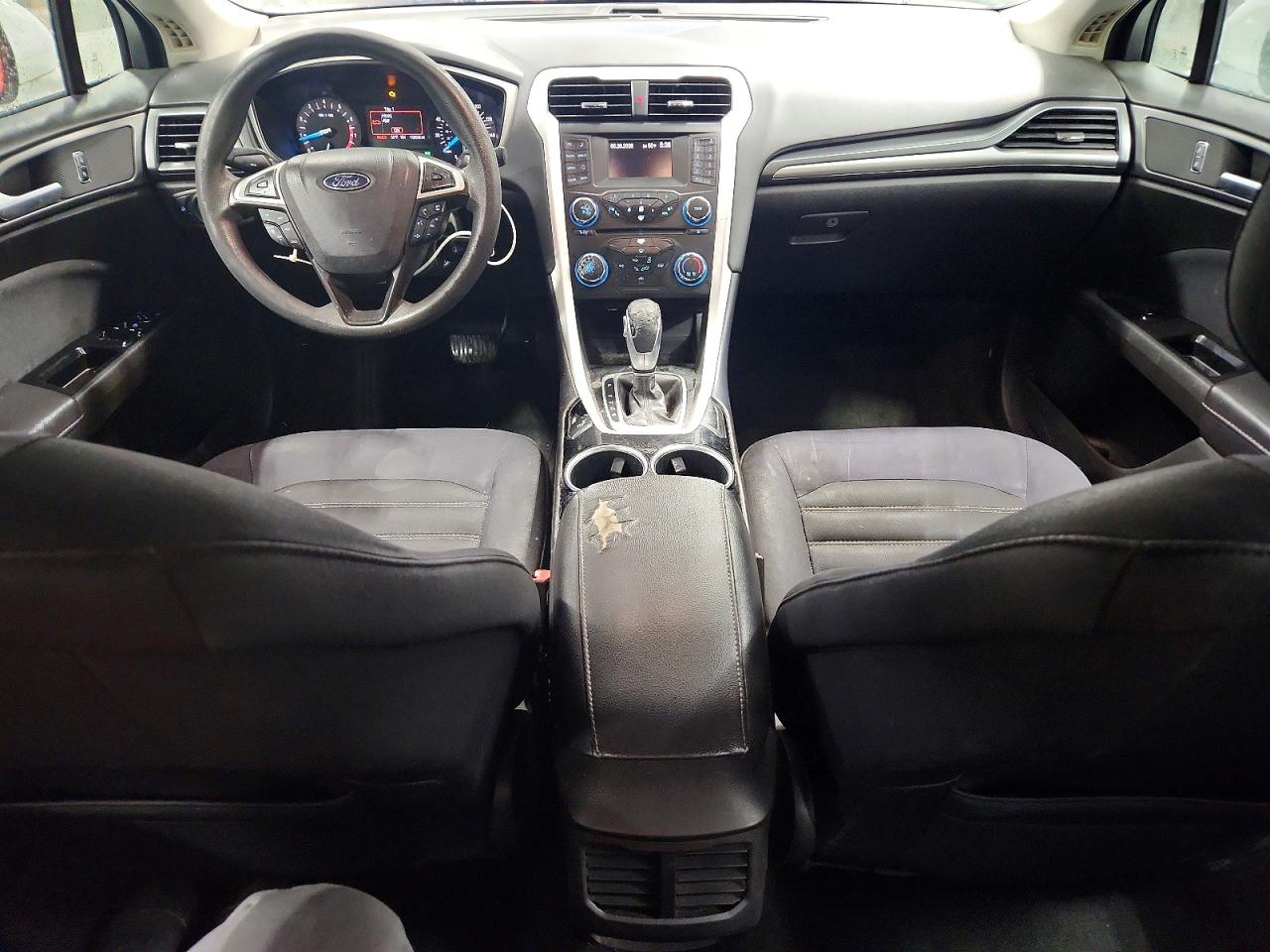2014 Ford Fusion Se White vin: 3FA6P0H70ER123396