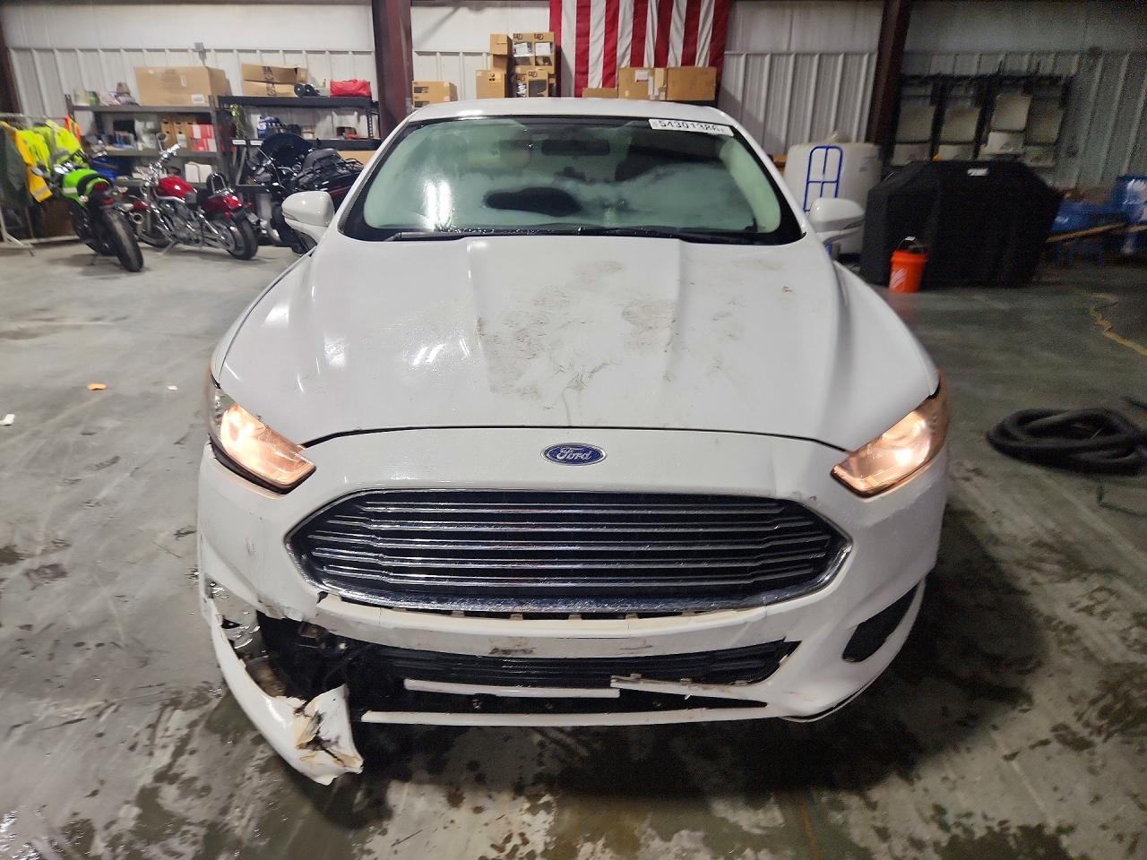 2014 Ford Fusion Se White vin: 3FA6P0H70ER123396