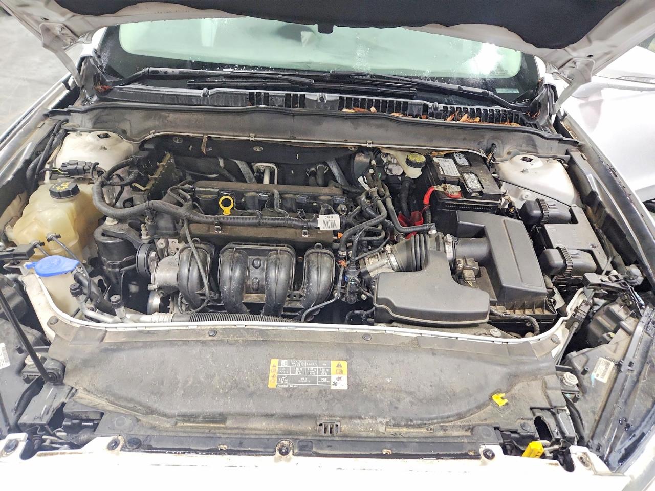 2014 Ford Fusion Se White vin: 3FA6P0H70ER123396