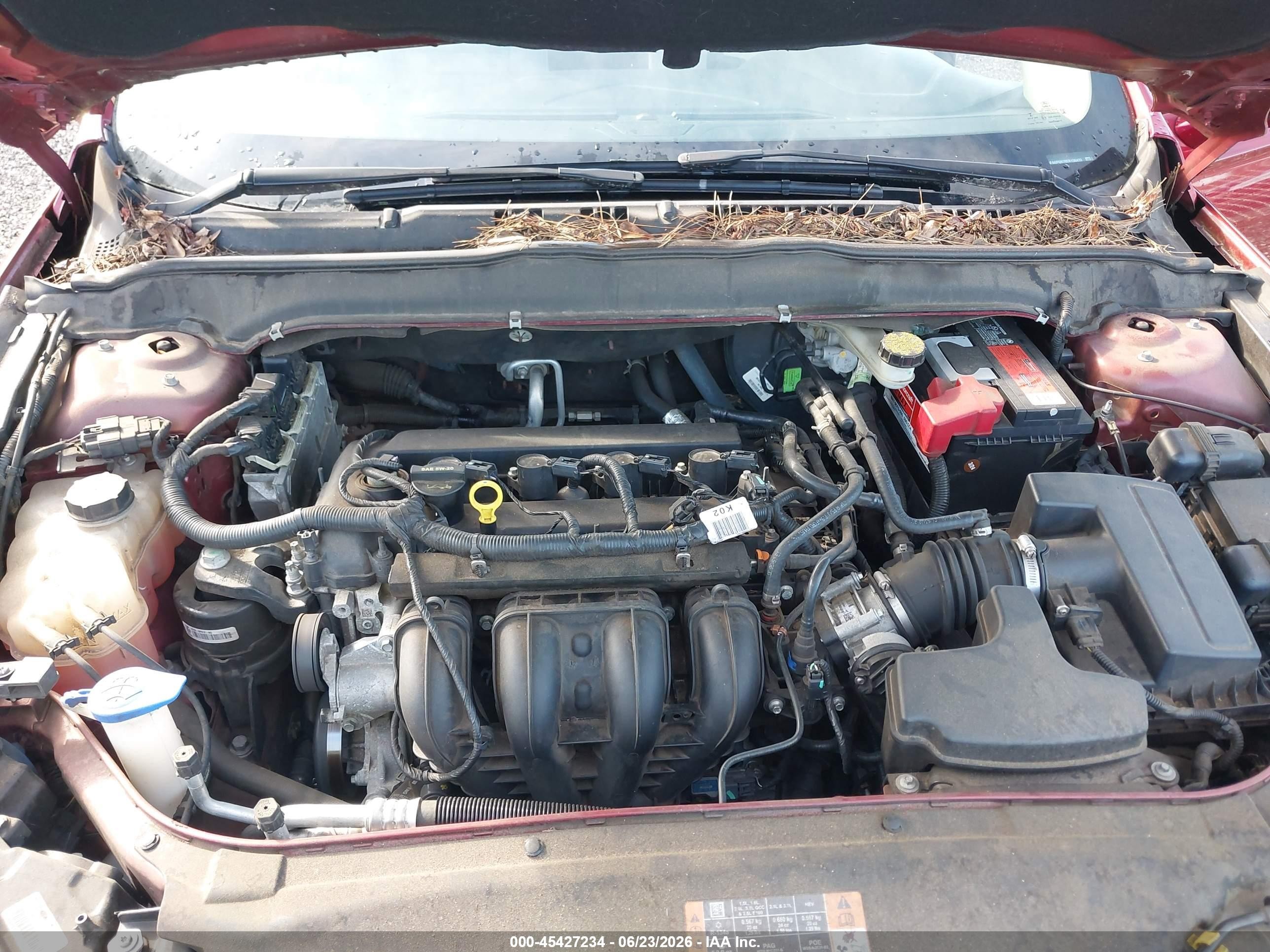 2014 Ford Fusion Se Red vin: 3FA6P0H70ER138433