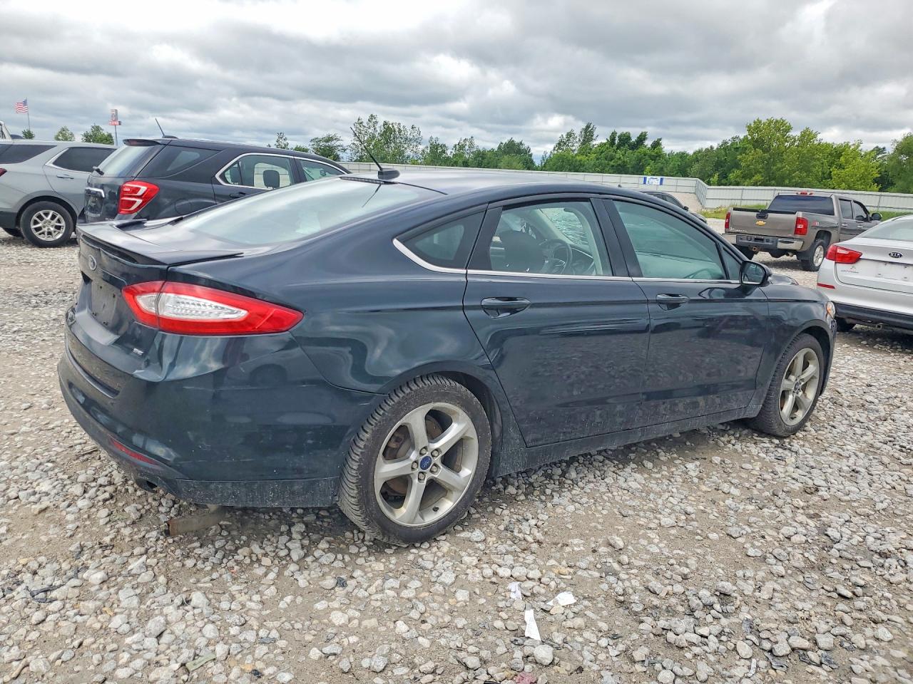 2014 Ford Fusion Se Black vin: 3FA6P0H70ER169004