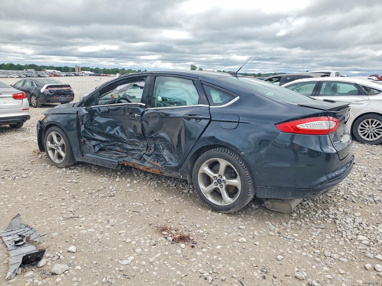 2014 Ford Fusion Se Black vin: 3FA6P0H70ER169004