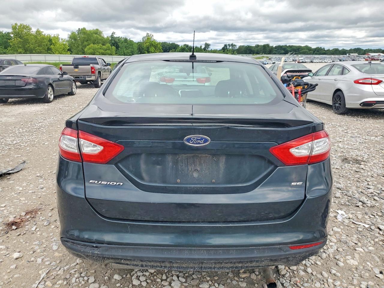 2014 Ford Fusion Se Black vin: 3FA6P0H70ER169004