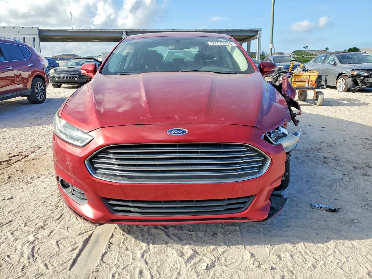 2014 Ford Fusion Se Burgundy vin: 3FA6P0H70ER198910