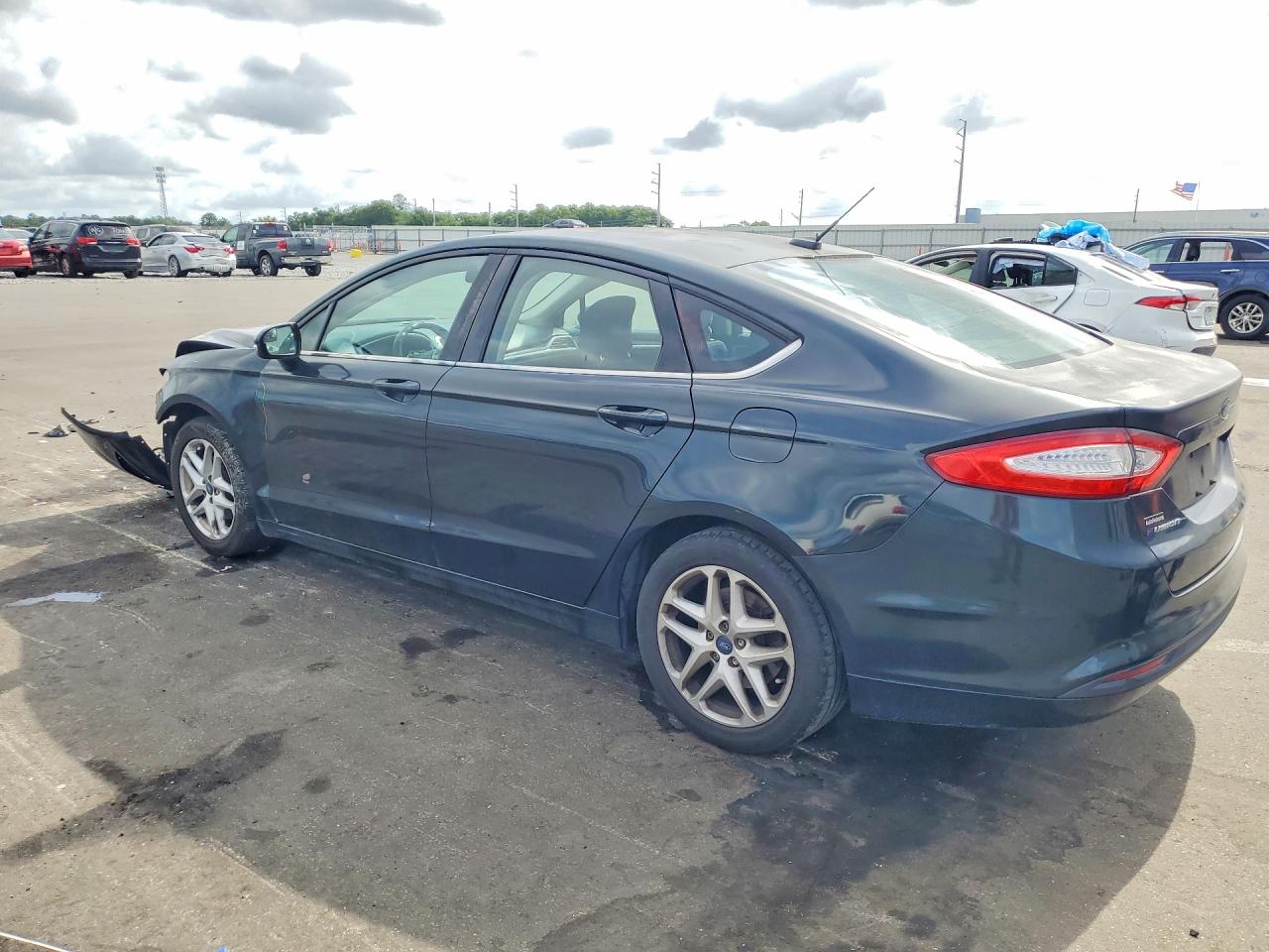 2014 Ford Fusion Se Черный vin: 3FA6P0H70ER206231