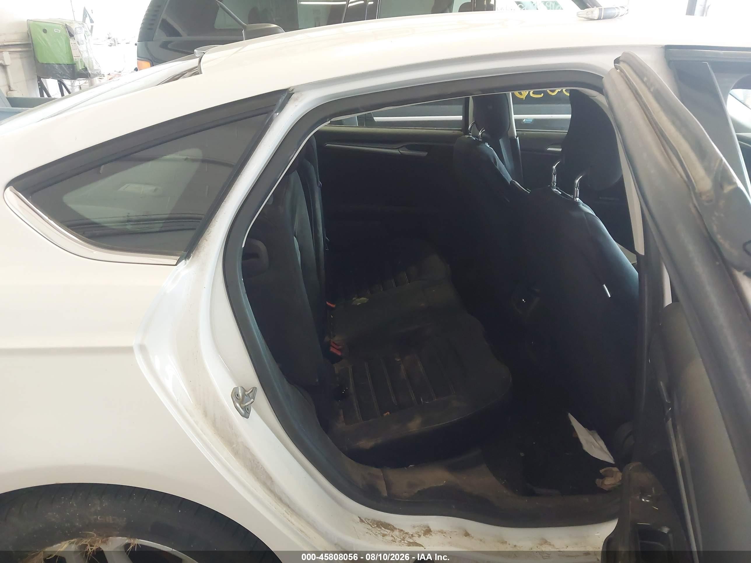 2014 Ford Fusion Se White vin: 3FA6P0H70ER255865