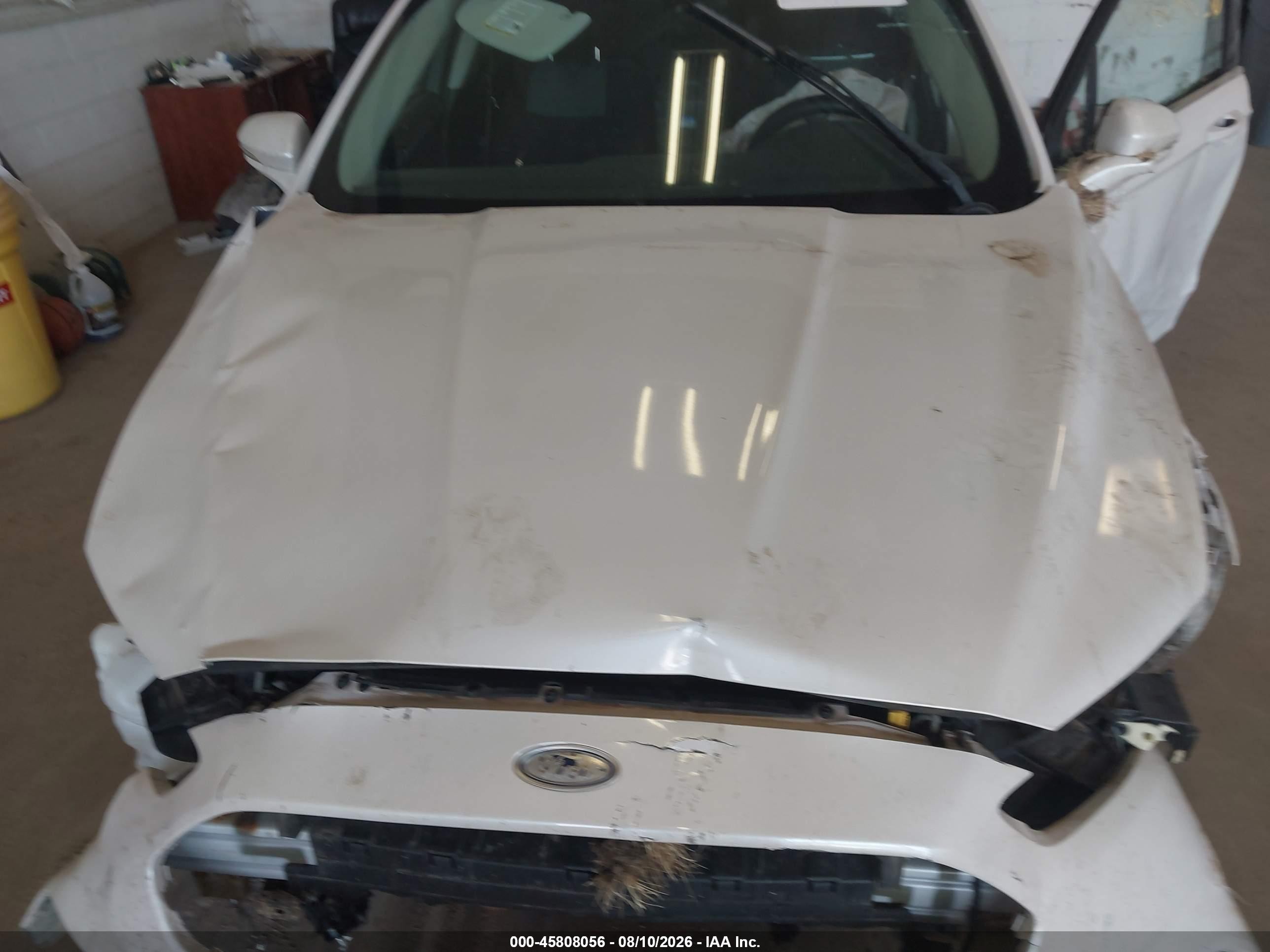 2014 Ford Fusion Se White vin: 3FA6P0H70ER255865
