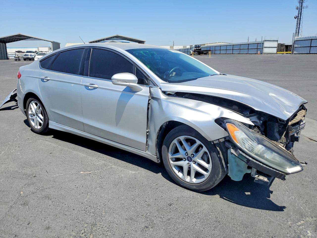 2014 Ford Fusion Se Silver vin: 3FA6P0H70ER301341