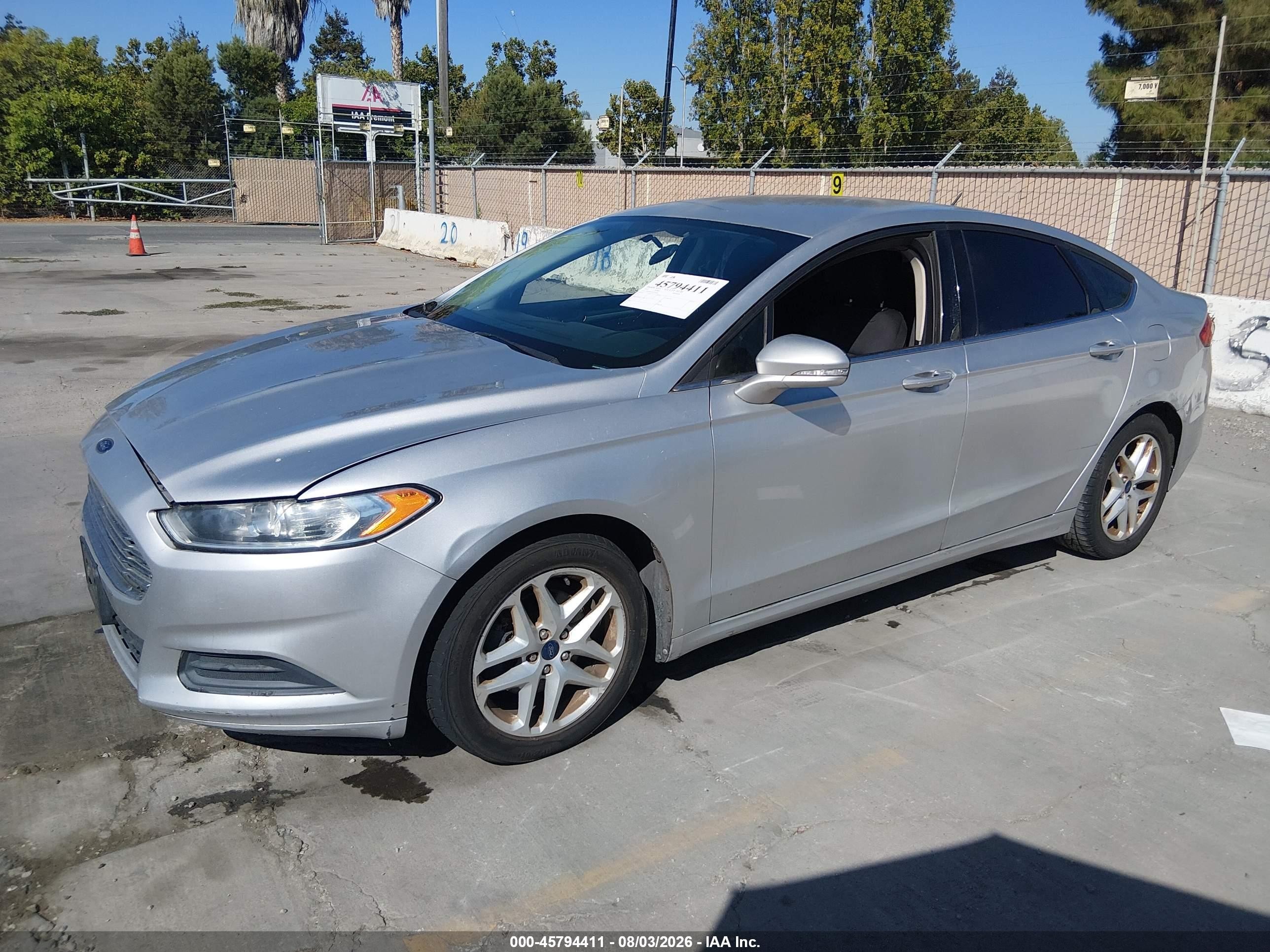 2014 Ford Fusion Se Silver vin: 3FA6P0H70ER301677