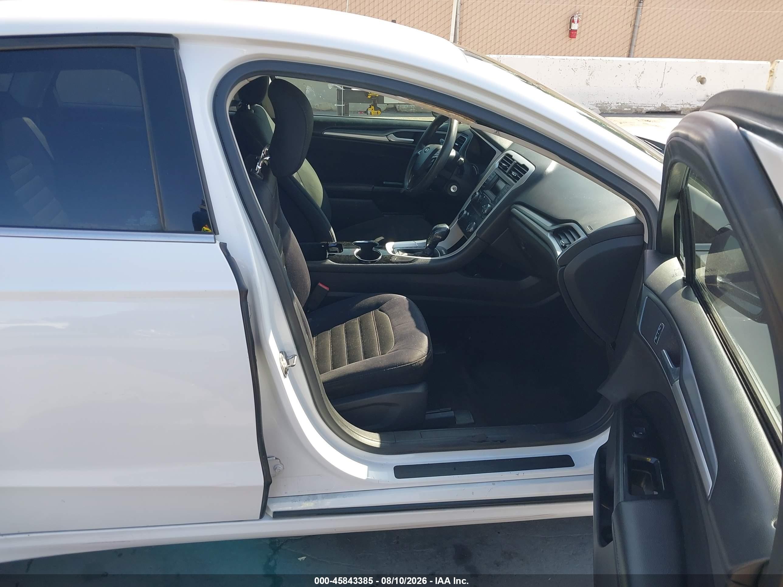 2014 Ford Fusion Se White vin: 3FA6P0H70ER307706