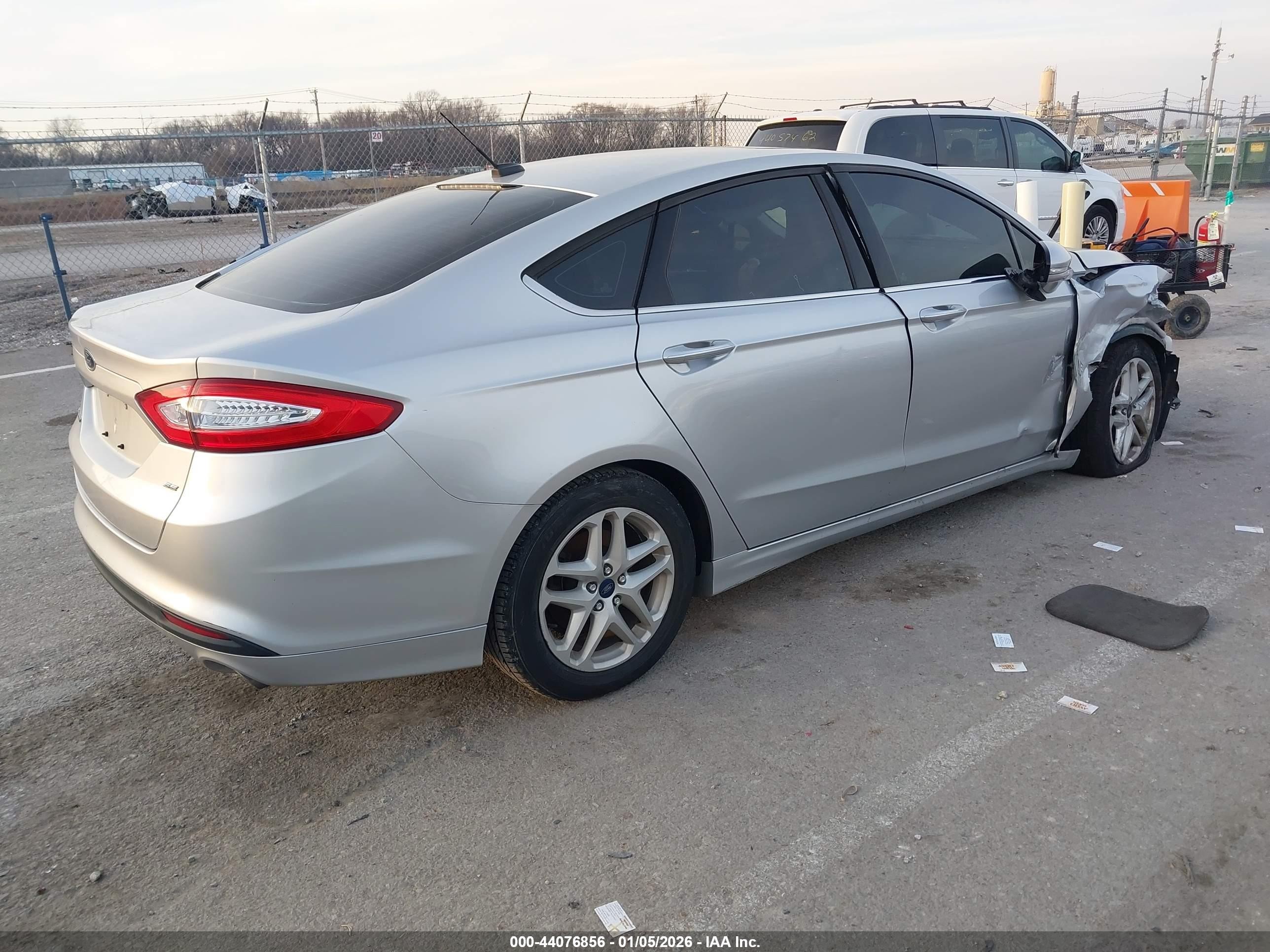 2014 Ford Fusion Se Silver vin: 3FA6P0H70ER355626