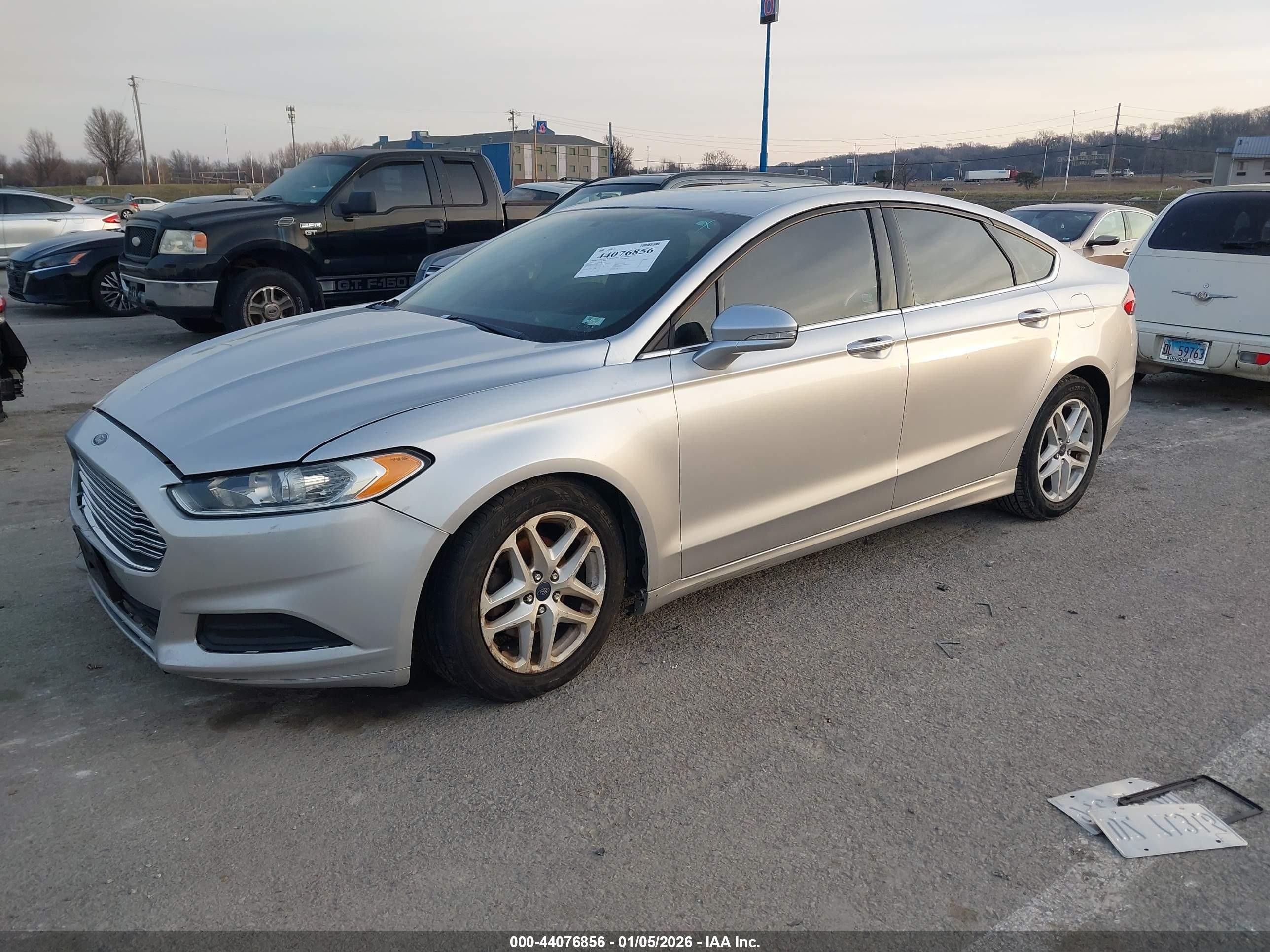2014 Ford Fusion Se Silver vin: 3FA6P0H70ER355626