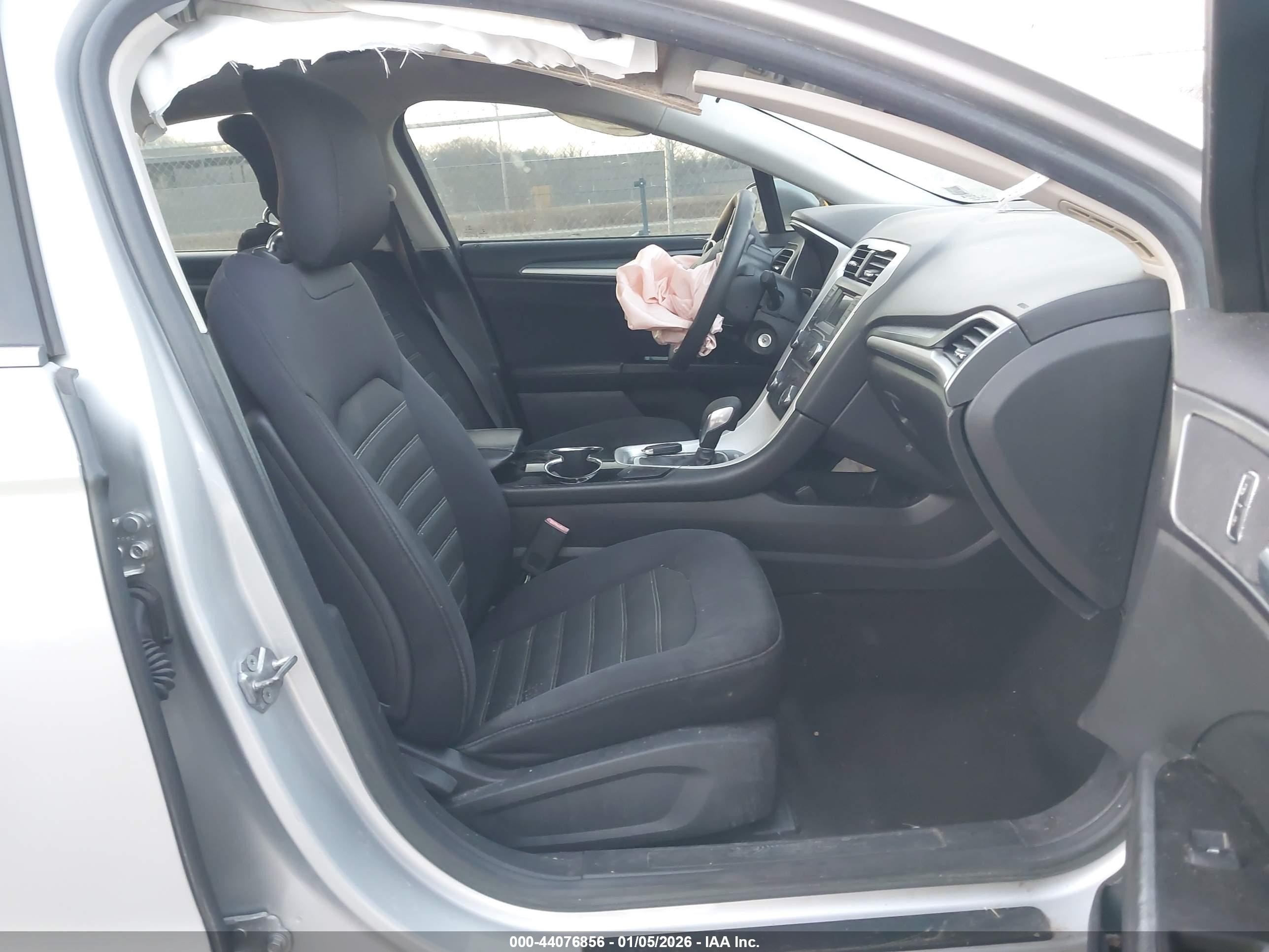 2014 Ford Fusion Se Silver vin: 3FA6P0H70ER355626