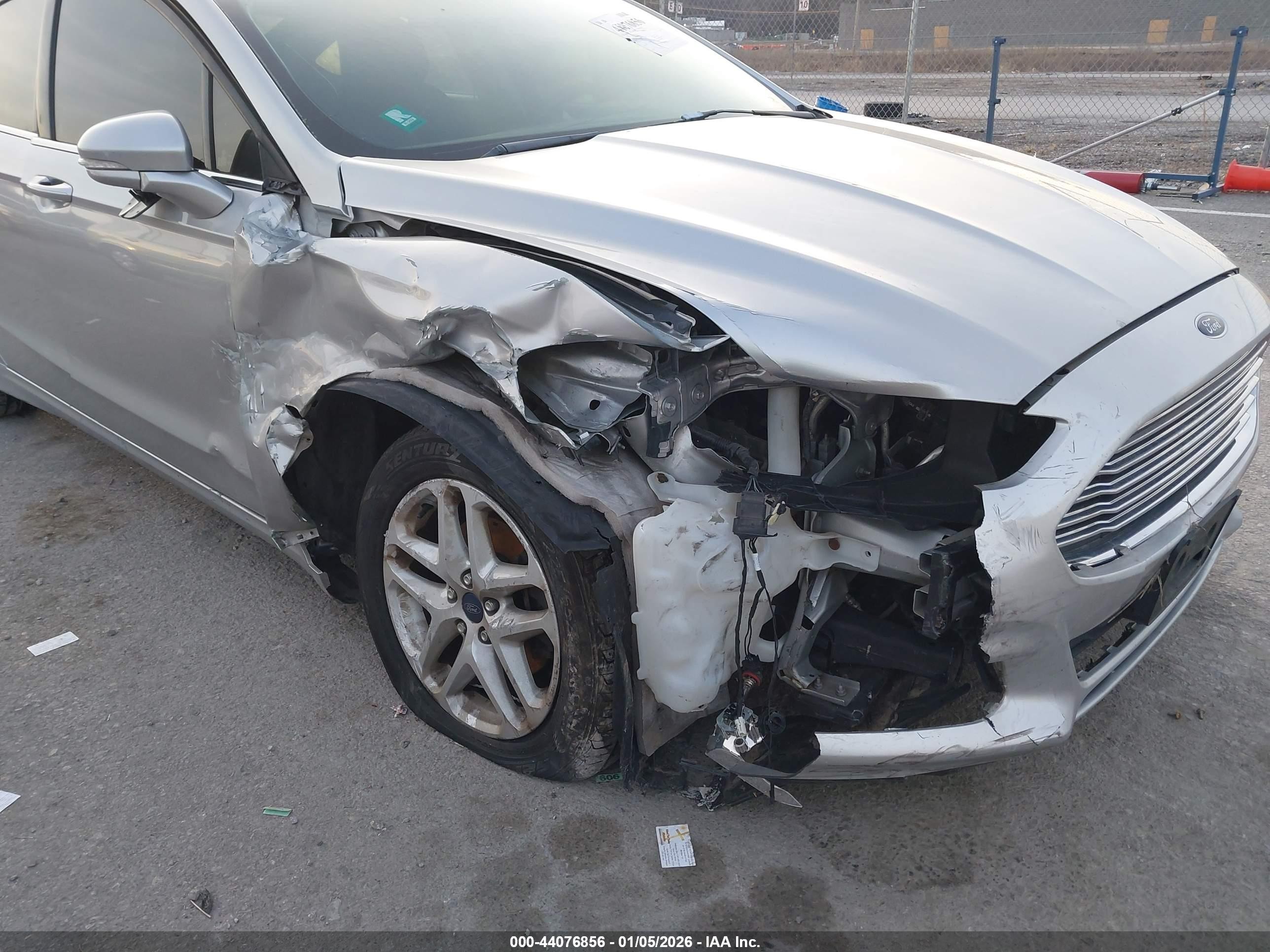 2014 Ford Fusion Se Silver vin: 3FA6P0H70ER355626