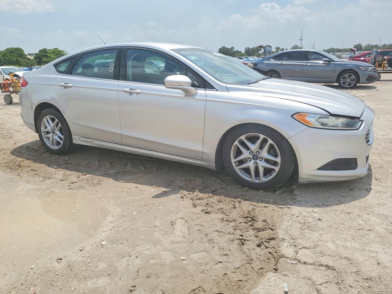 2014 Ford Fusion Se Silver vin: 3FA6P0H70ER386942