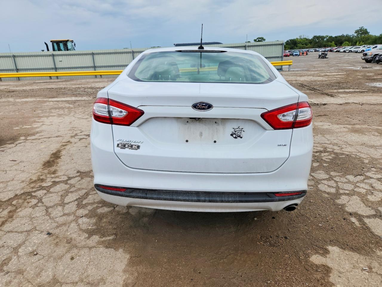 2015 Ford Fusion Se White vin: 3FA6P0H70FR100122