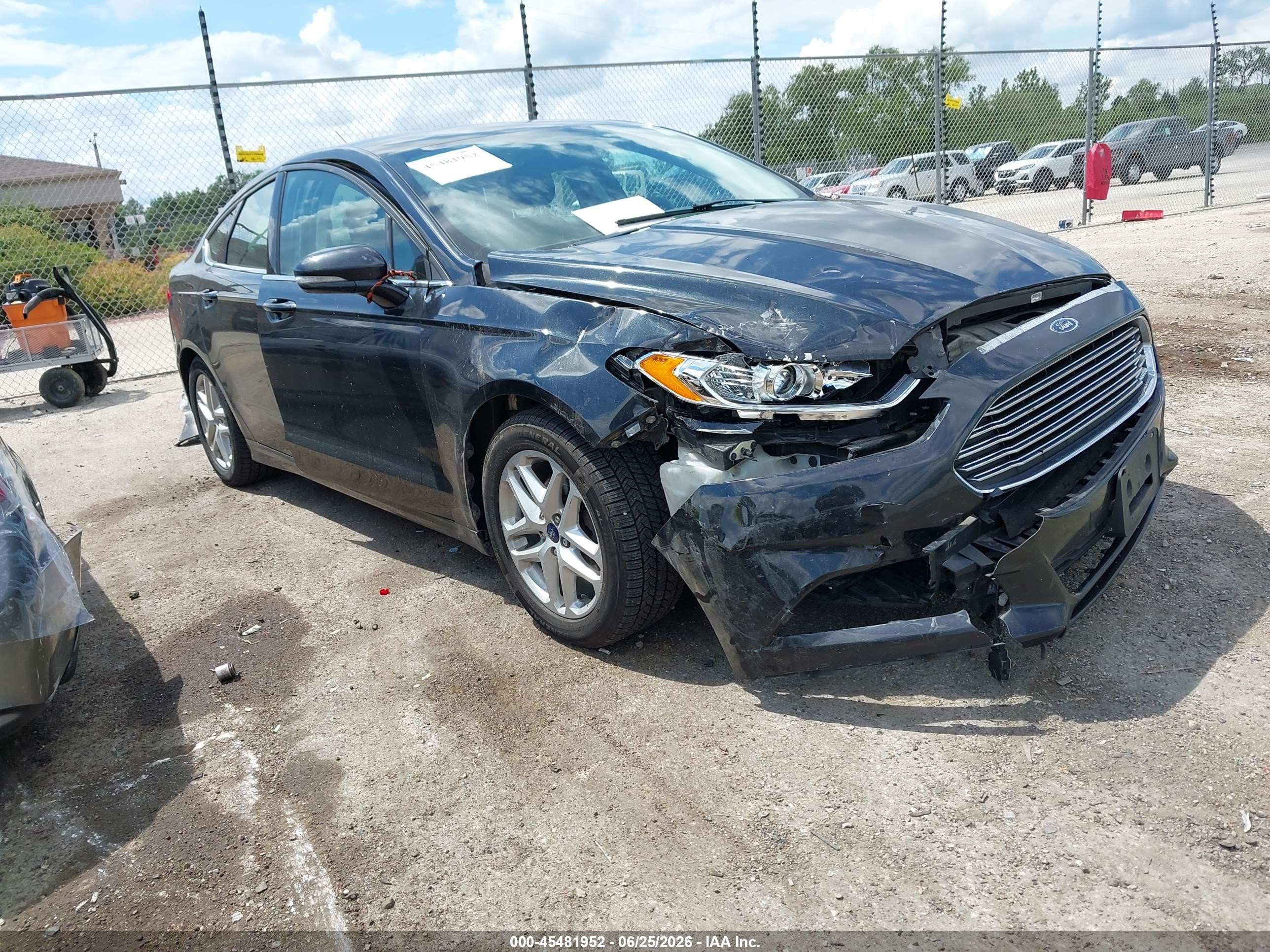 2015 Ford Fusion Se Black vin: 3FA6P0H70FR124811