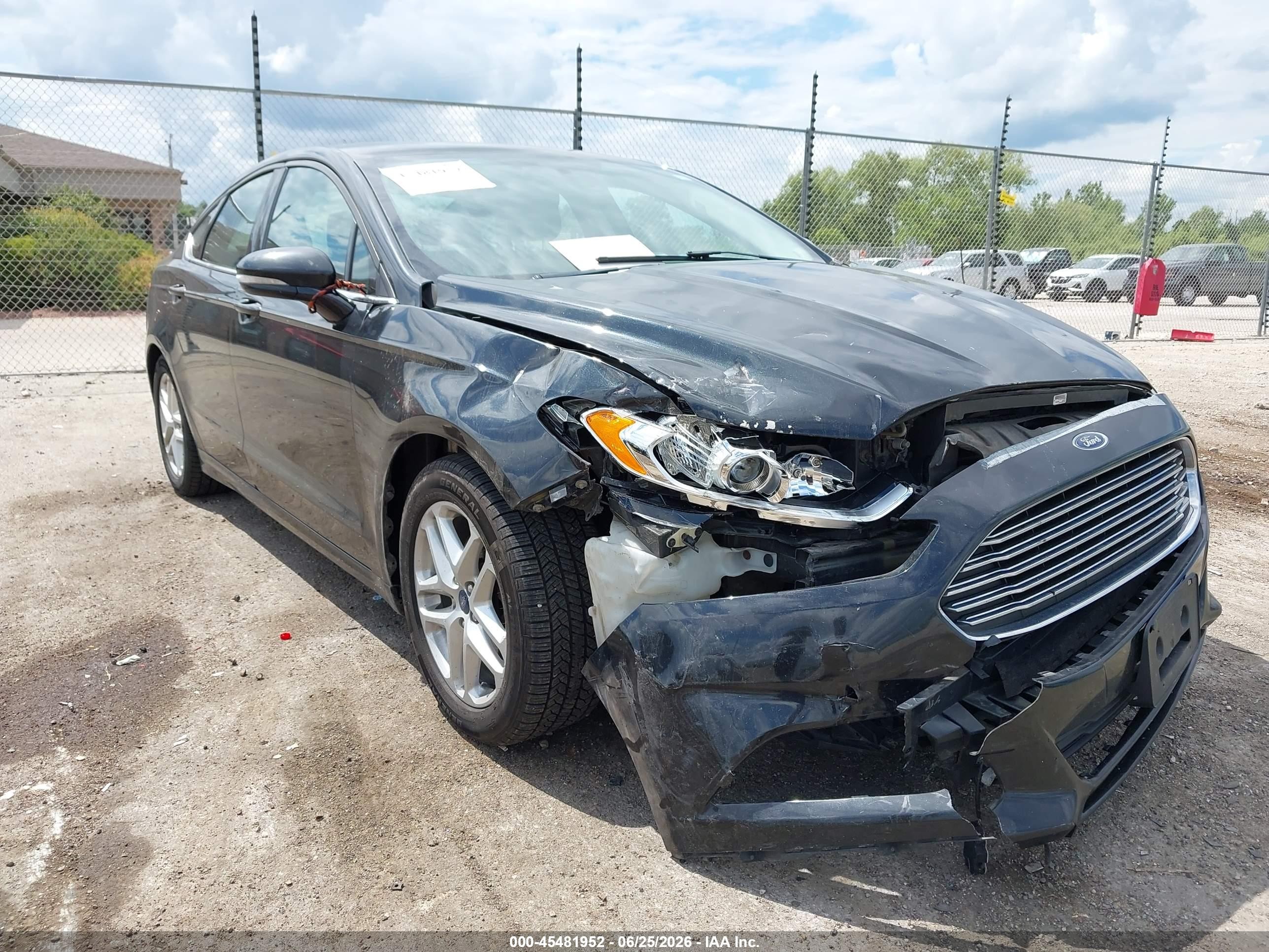 2015 Ford Fusion Se Black vin: 3FA6P0H70FR124811