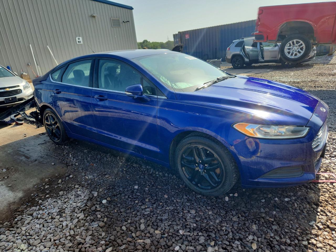2015 Ford Fusion Se Blue vin: 3FA6P0H70FR138627