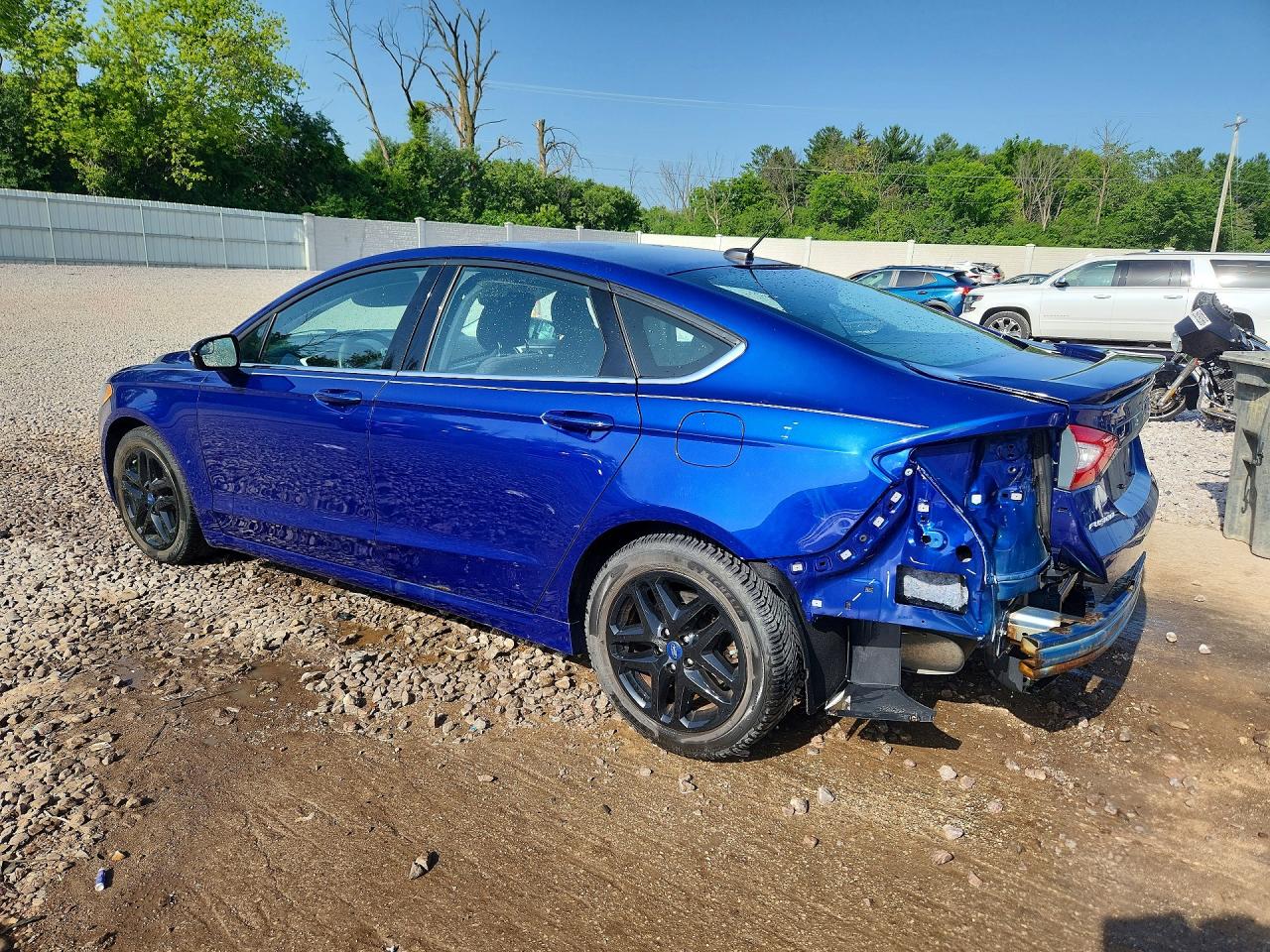 2015 Ford Fusion Se Blue vin: 3FA6P0H70FR138627
