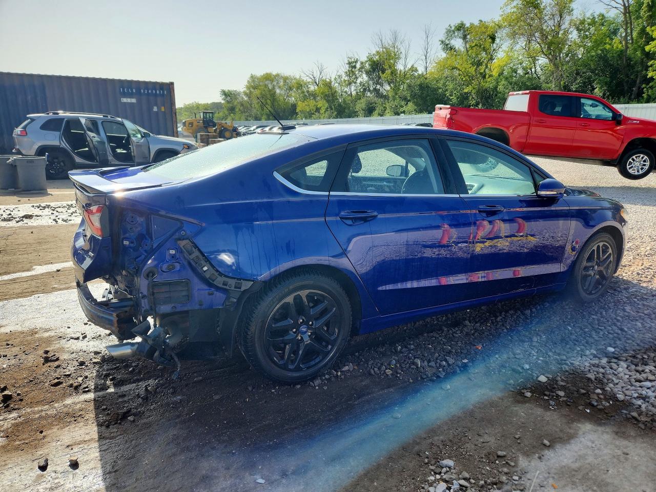 2015 Ford Fusion Se Blue vin: 3FA6P0H70FR138627