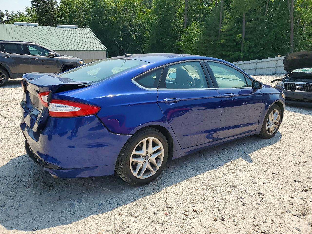 2015 Ford Fusion Se Blue vin: 3FA6P0H70FR148624
