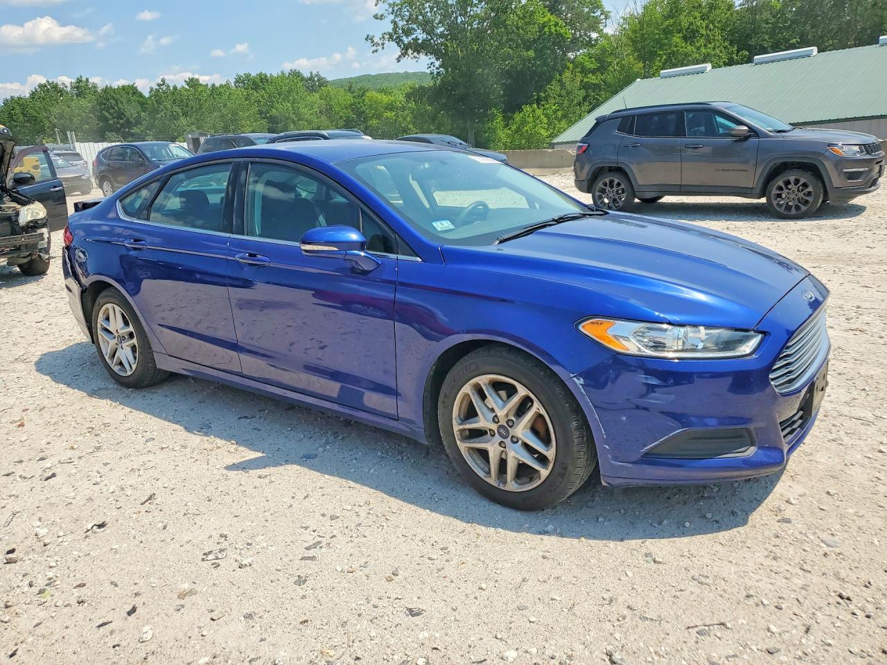 2015 Ford Fusion Se Blue vin: 3FA6P0H70FR148624