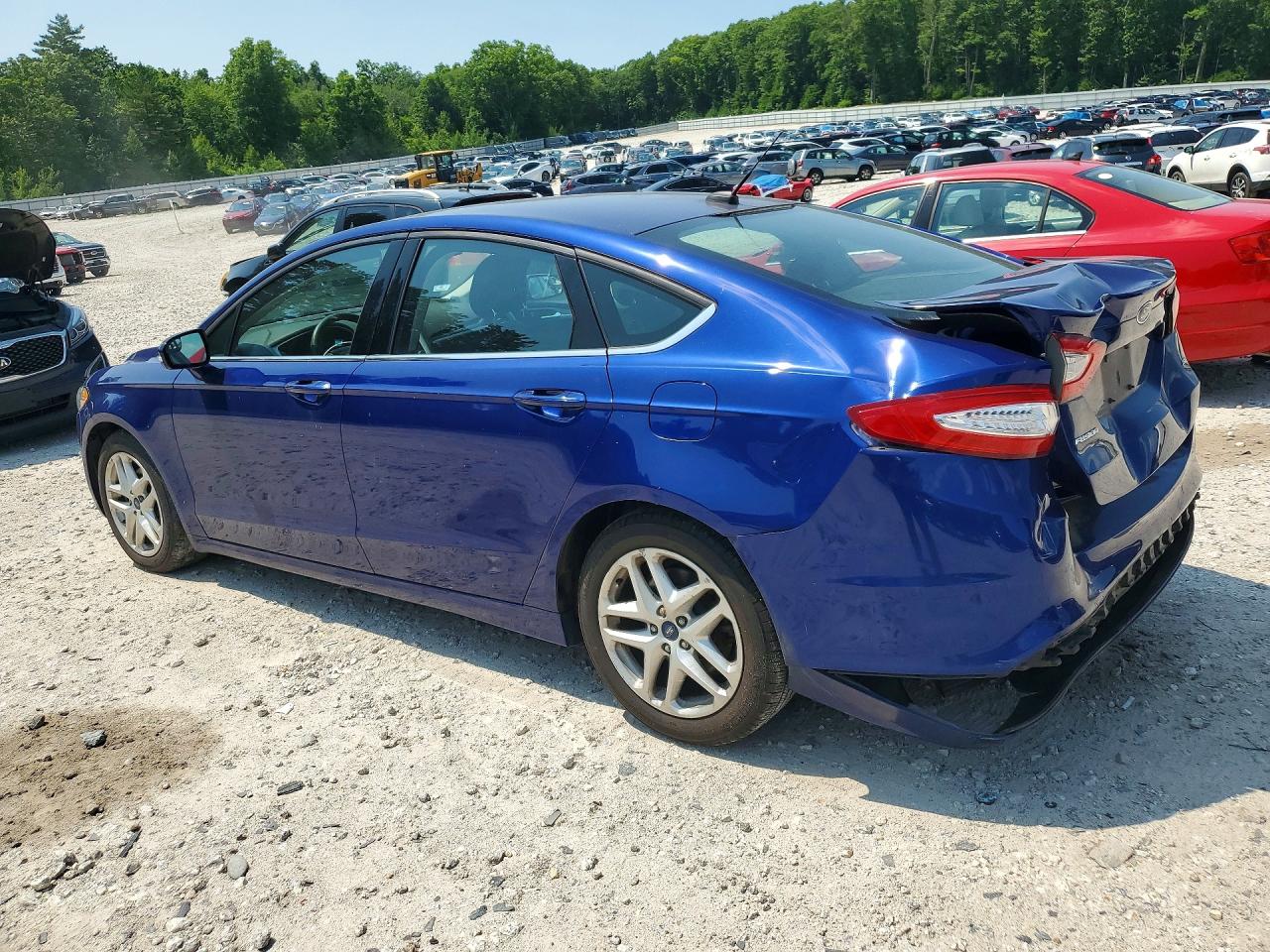 2015 Ford Fusion Se Blue vin: 3FA6P0H70FR148624