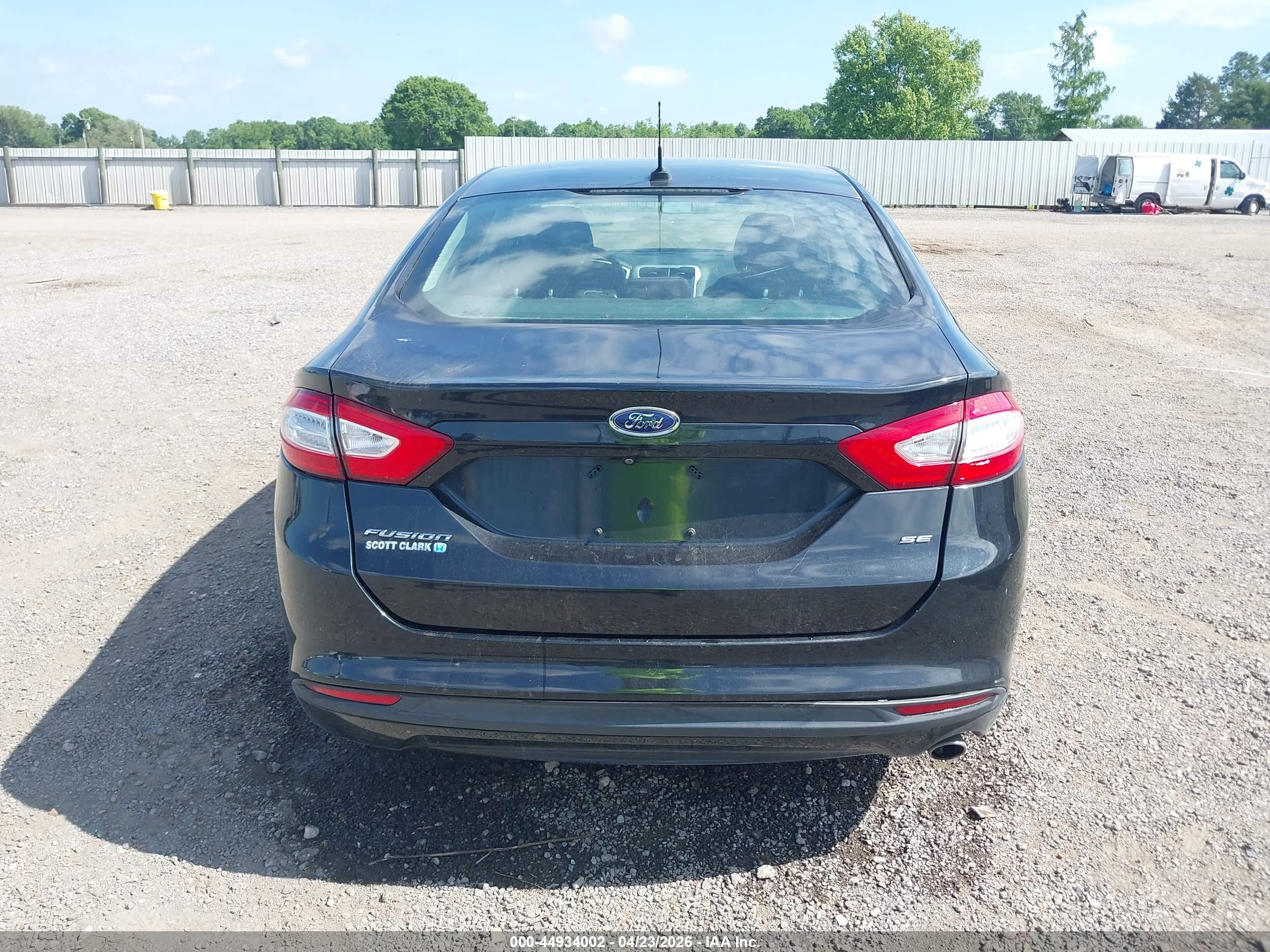2015 Ford Fusion Se Black vin: 3FA6P0H70FR158733