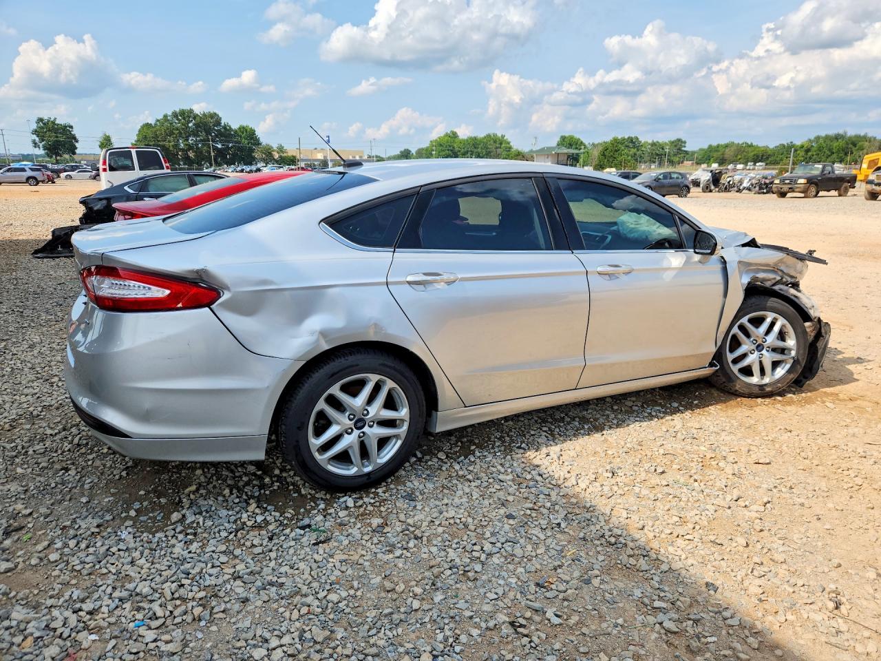 2015 Ford Fusion Se Silver vin: 3FA6P0H70FR169070