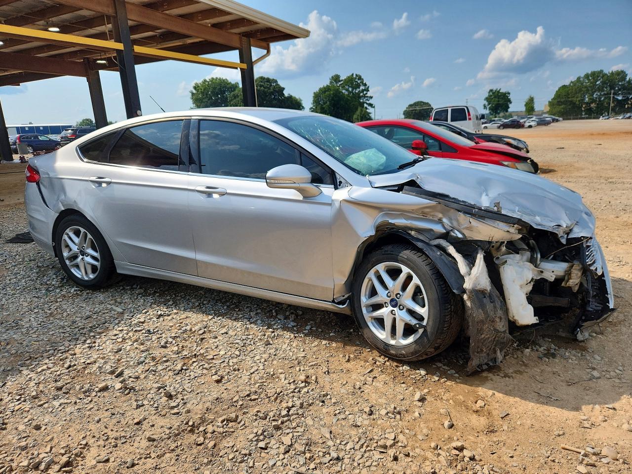2015 Ford Fusion Se Silver vin: 3FA6P0H70FR169070